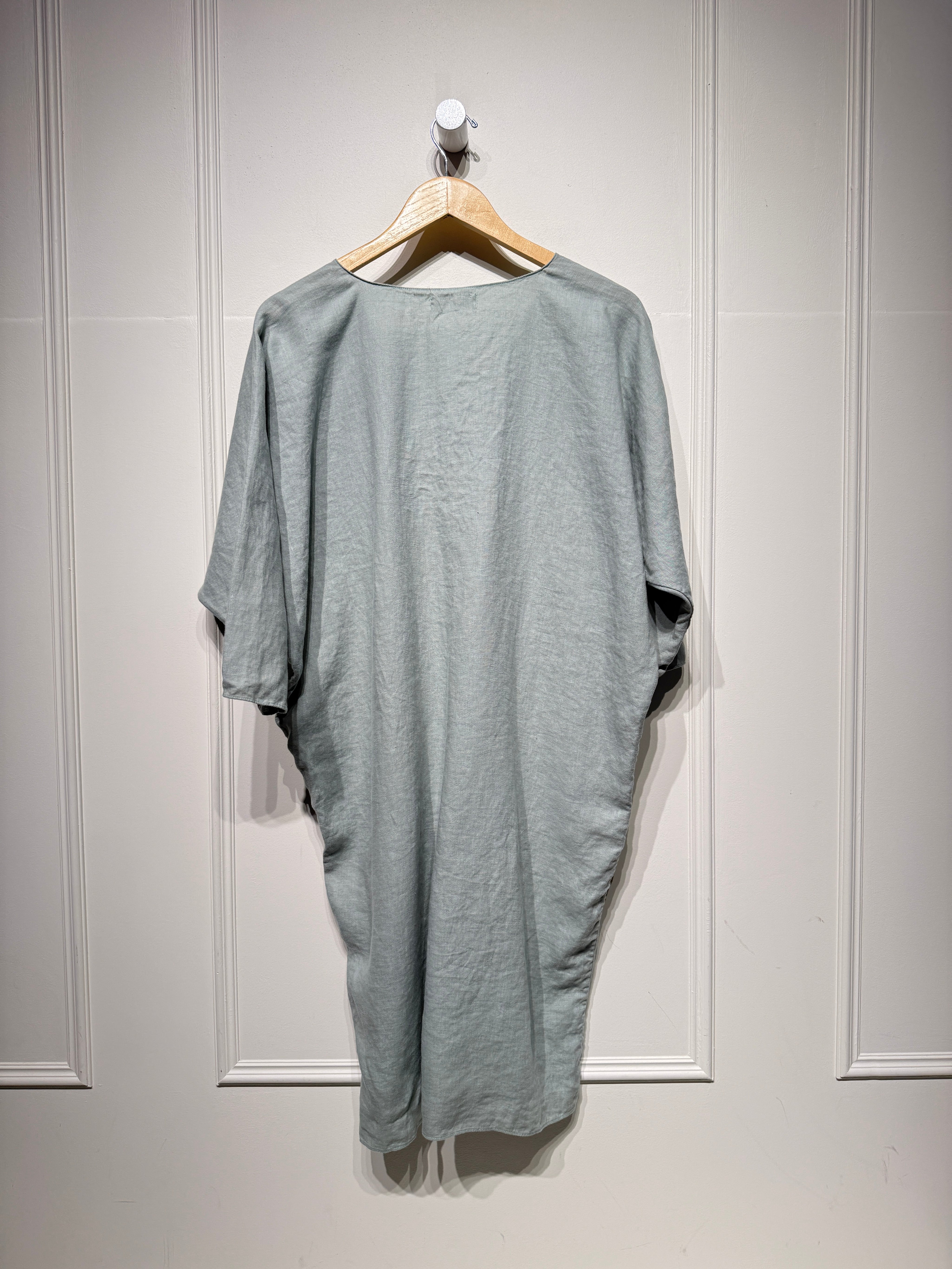 Rachel Crave Blue Linen Dress (S)