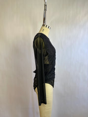 Gentle Fawn Sheer Lace Bodysuit (L)
