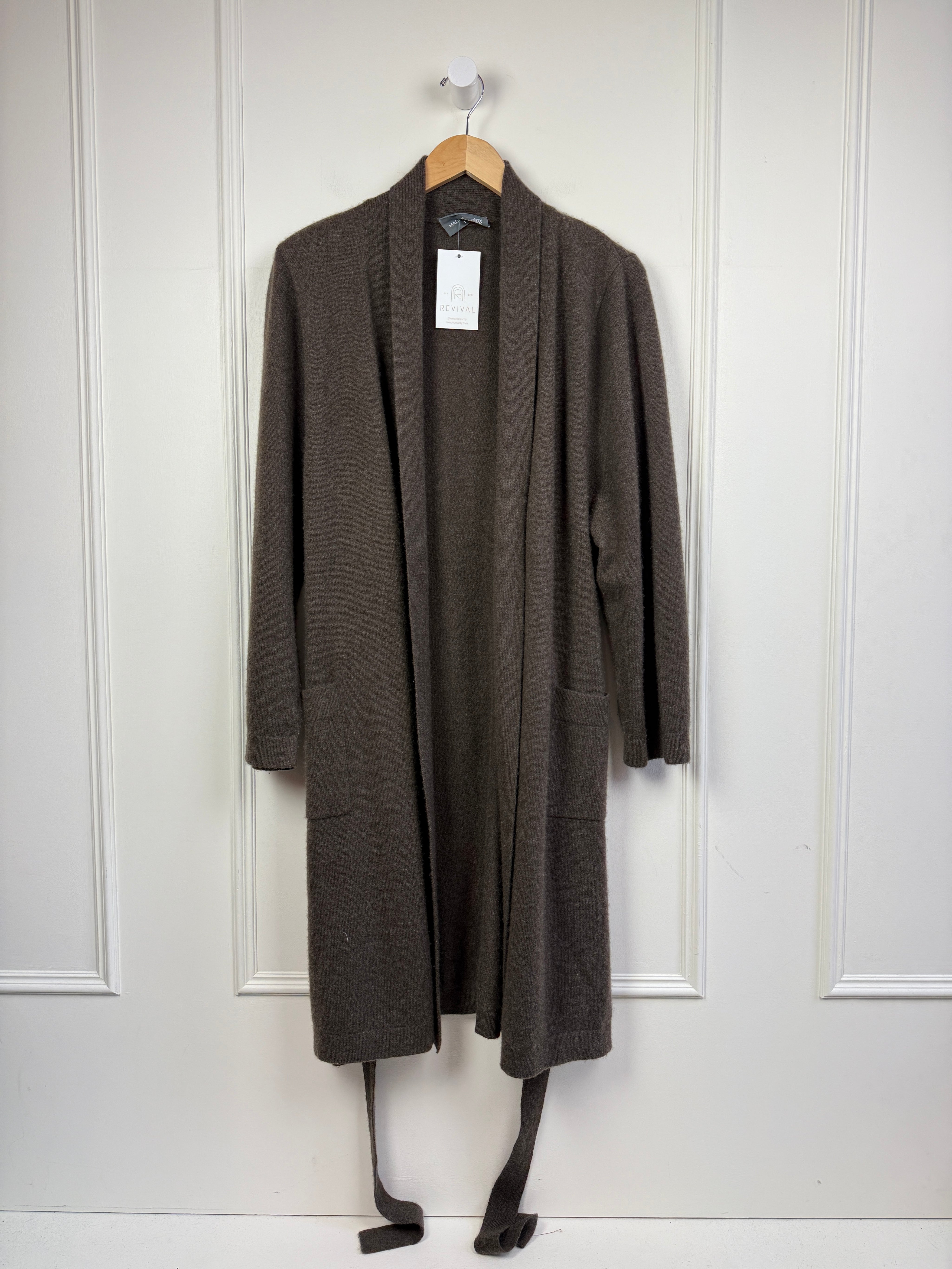 Madison Park Brown Cashmere Wrap (L/XL)