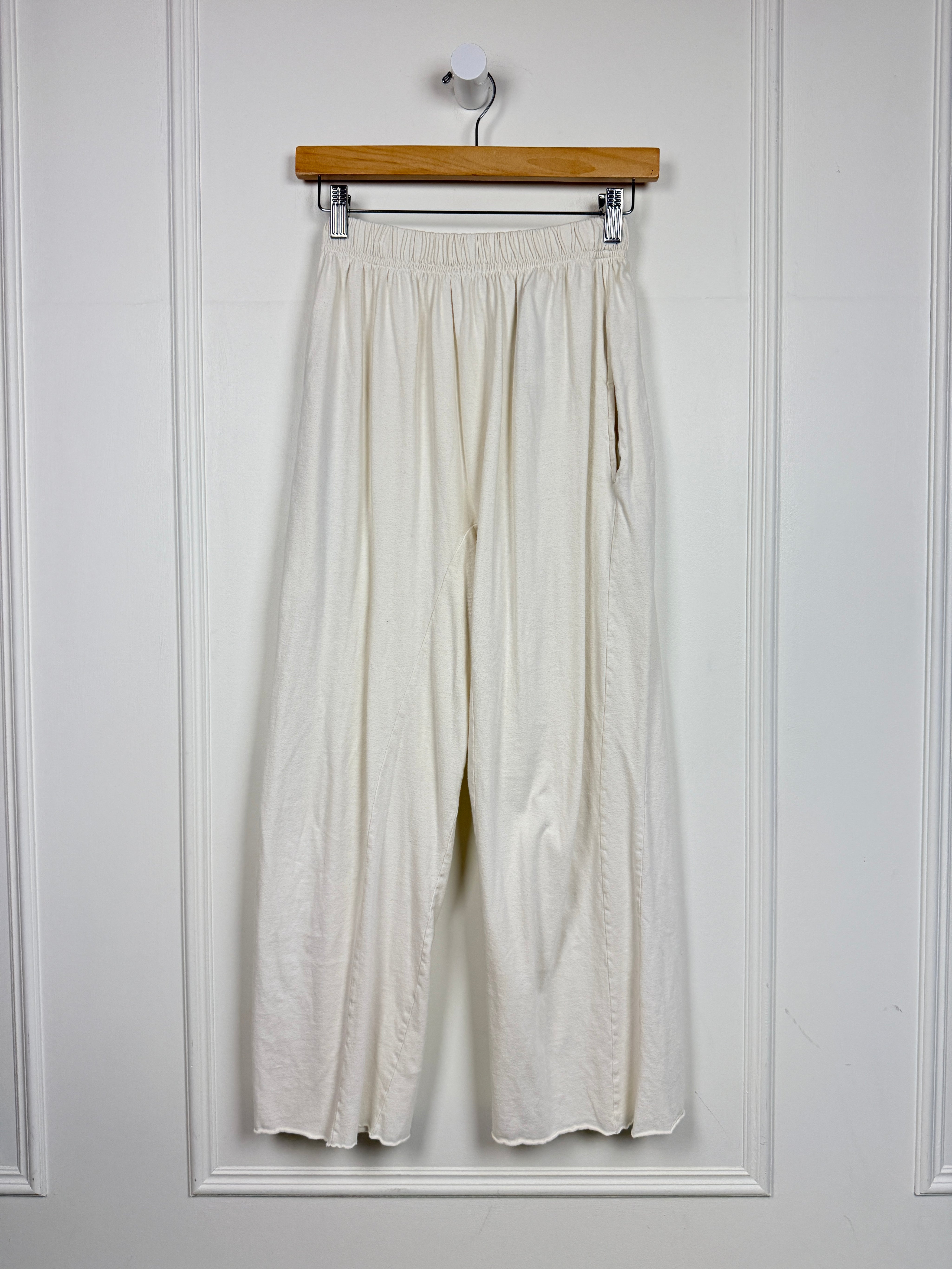 Wol HIde White Pull On Pants (XS)