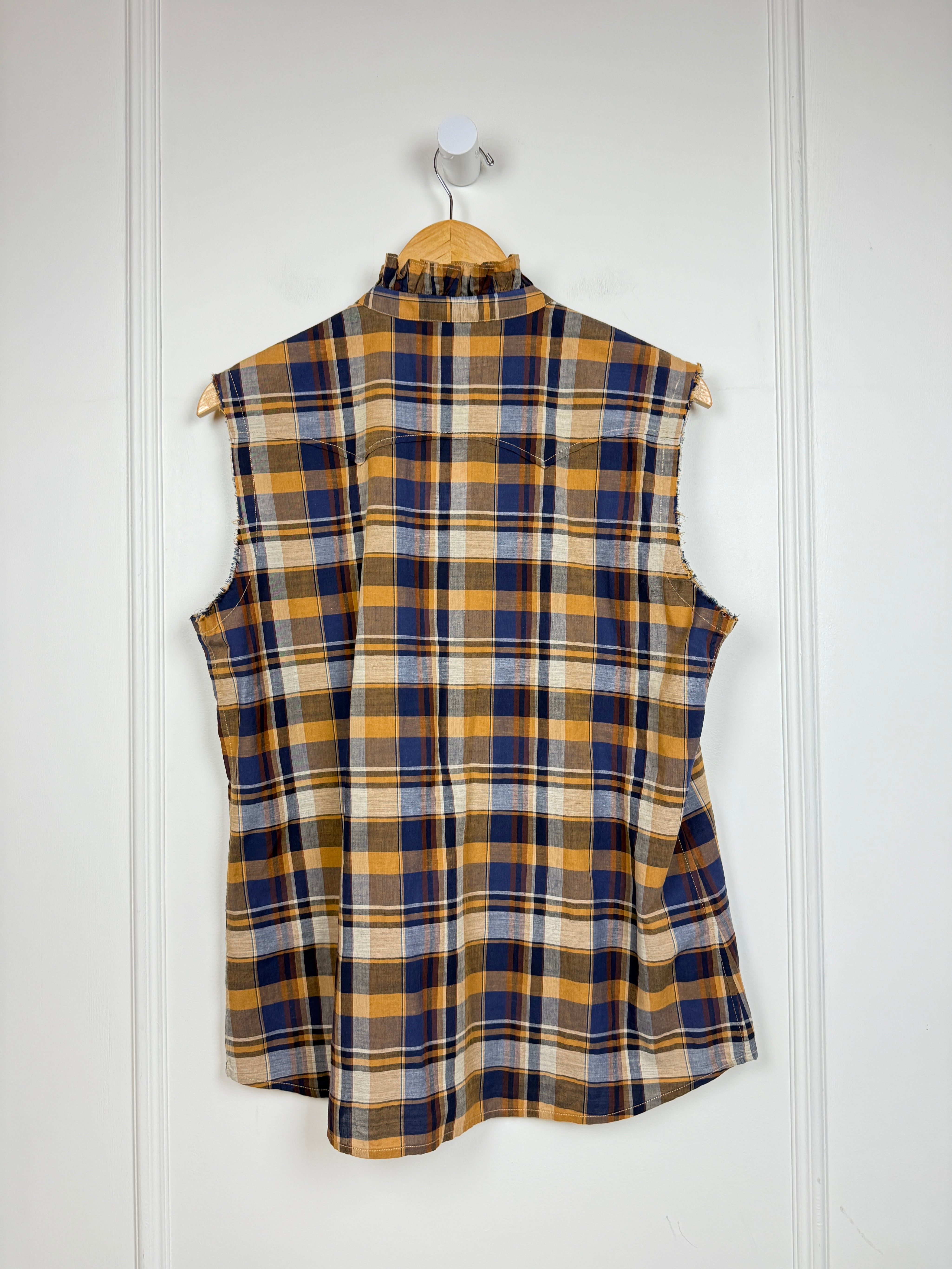 Nili Lotan Plaid Top (L)