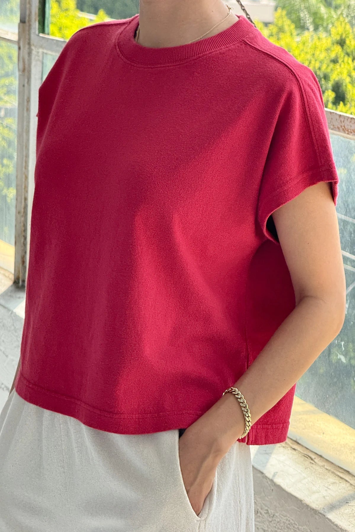 Le Bon Shoppe - Jeanne Tee | Crayon Red