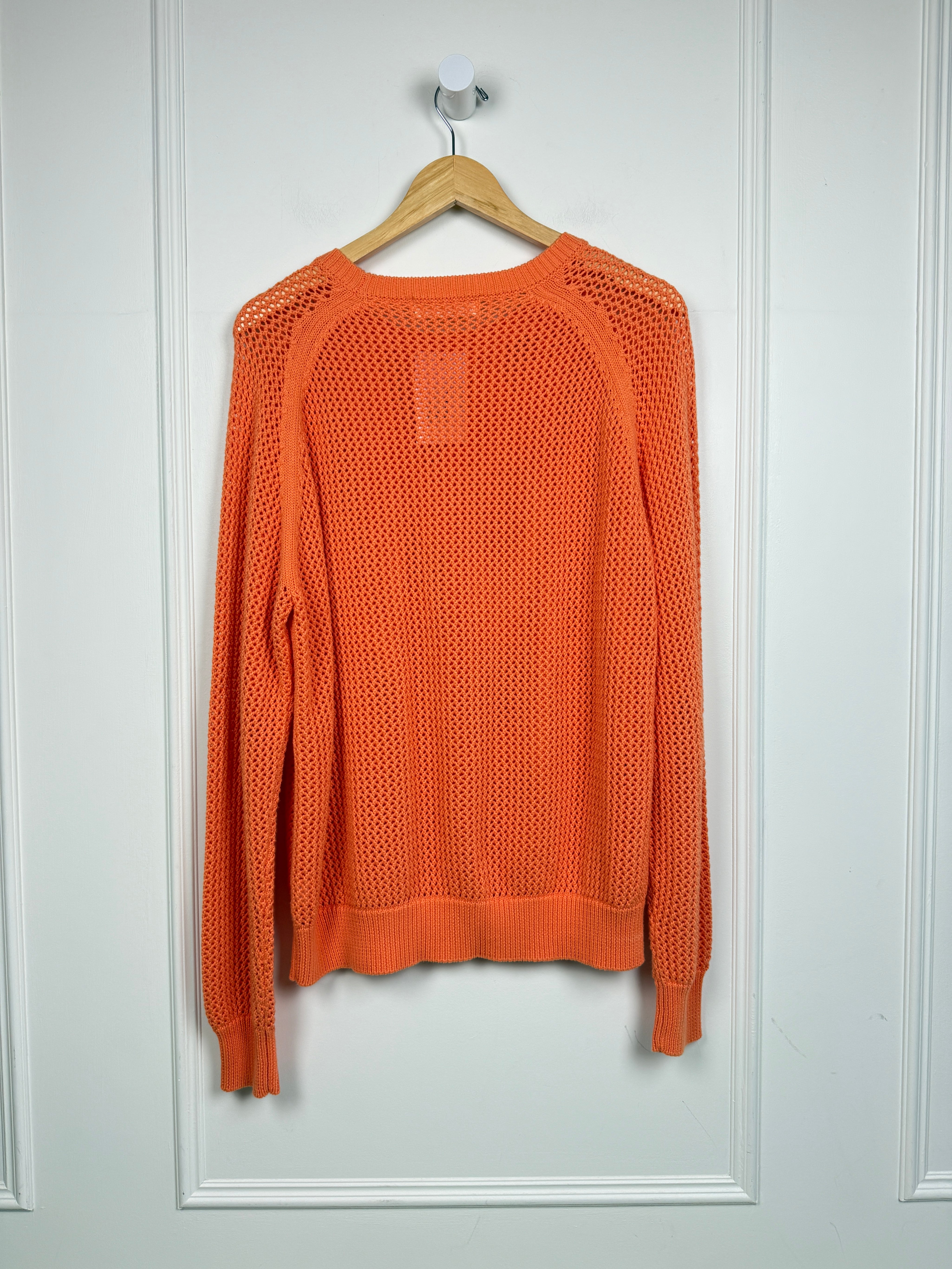 Electric & Rose Orange Knit Sweater (M)