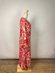 H&M Red Pattern Dress (M/L)