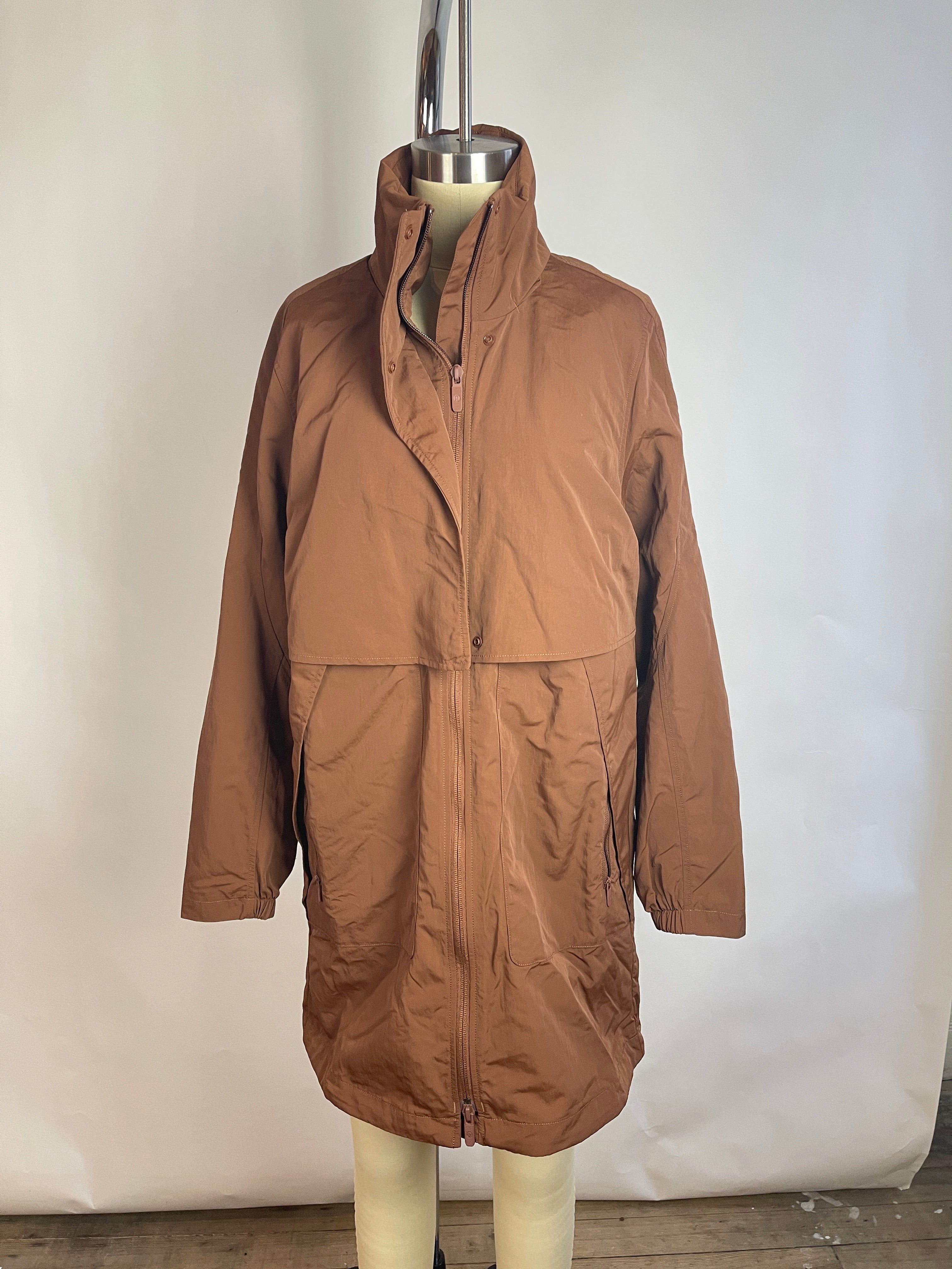 Lululemon Brown Rain Coat (2/S)