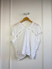 Atelier Delphine White Crinkle Top (S)