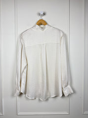 Veronica Beard White Button Up Blouse (3X/22)