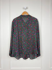 Veronica Beard Floral Button Up Blouse (22/3X)
