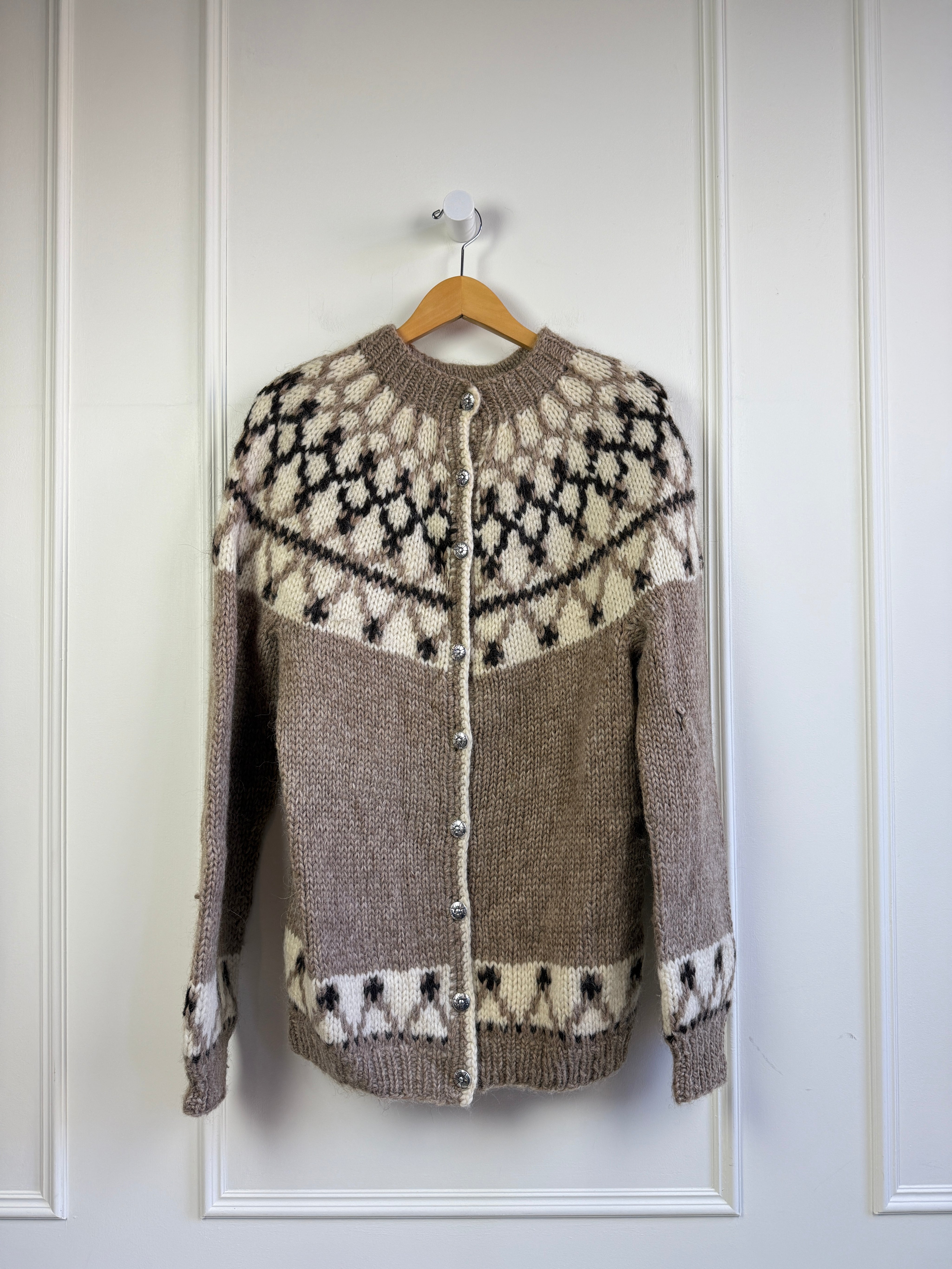 Handmade Wool Cardigan (L/XL)