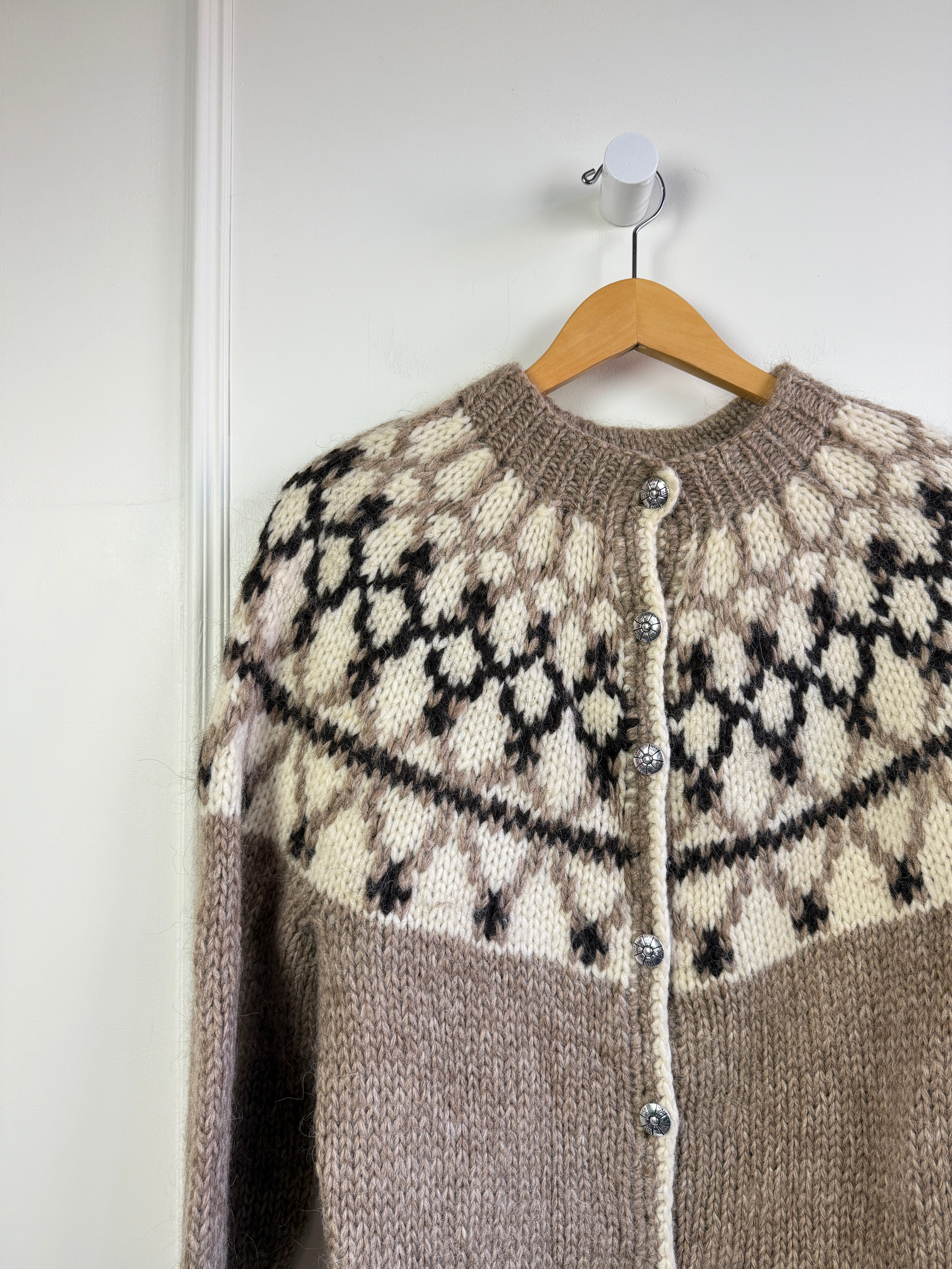 Handmade Wool Cardigan (L/XL)