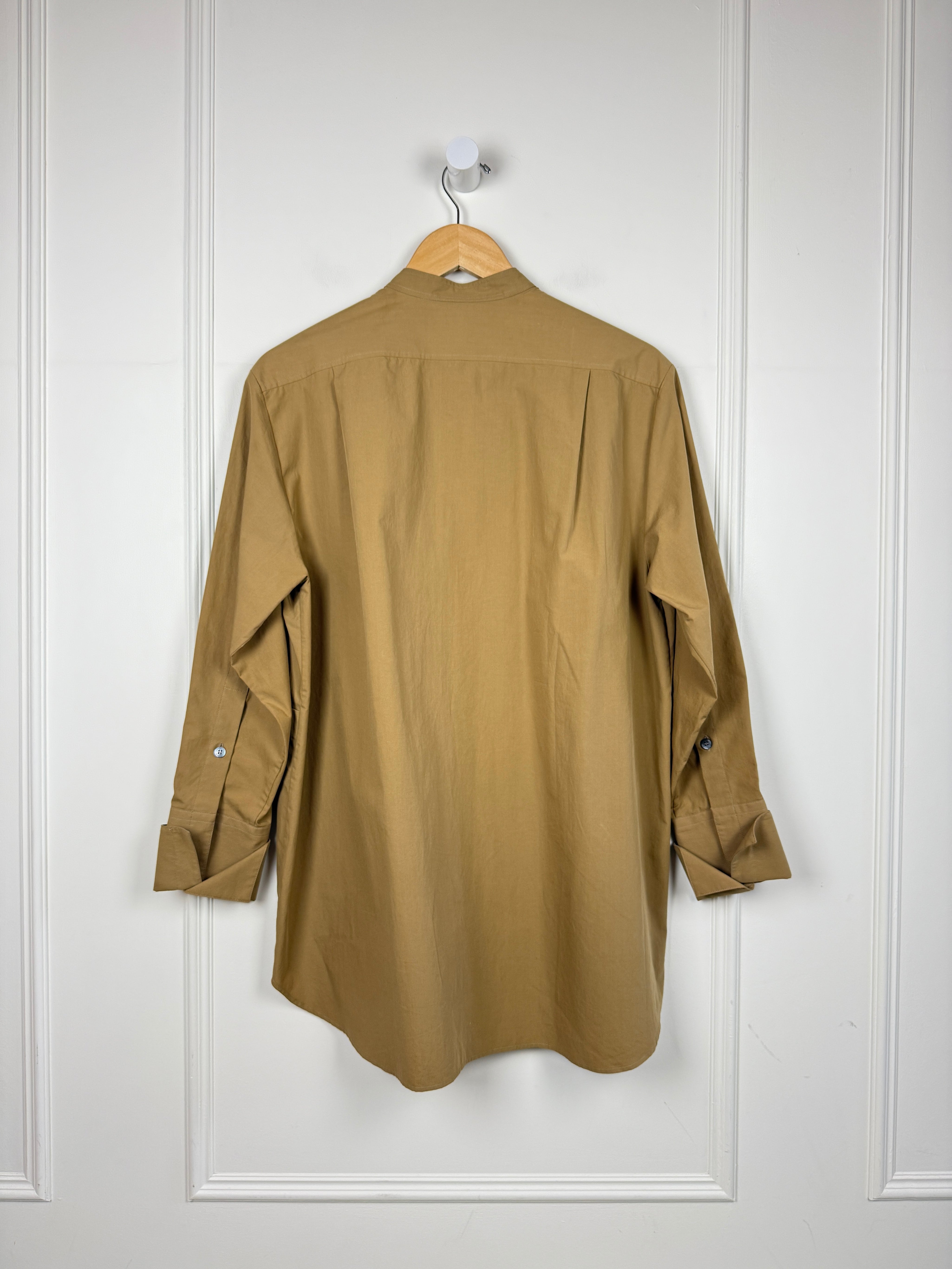 Studio Nicholson Tan Poplin Top (0/S)