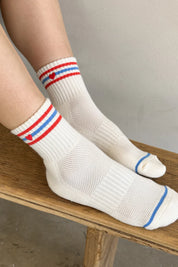 Le Bon Shoppe - Embroidered Girlfriend Socks | Leche