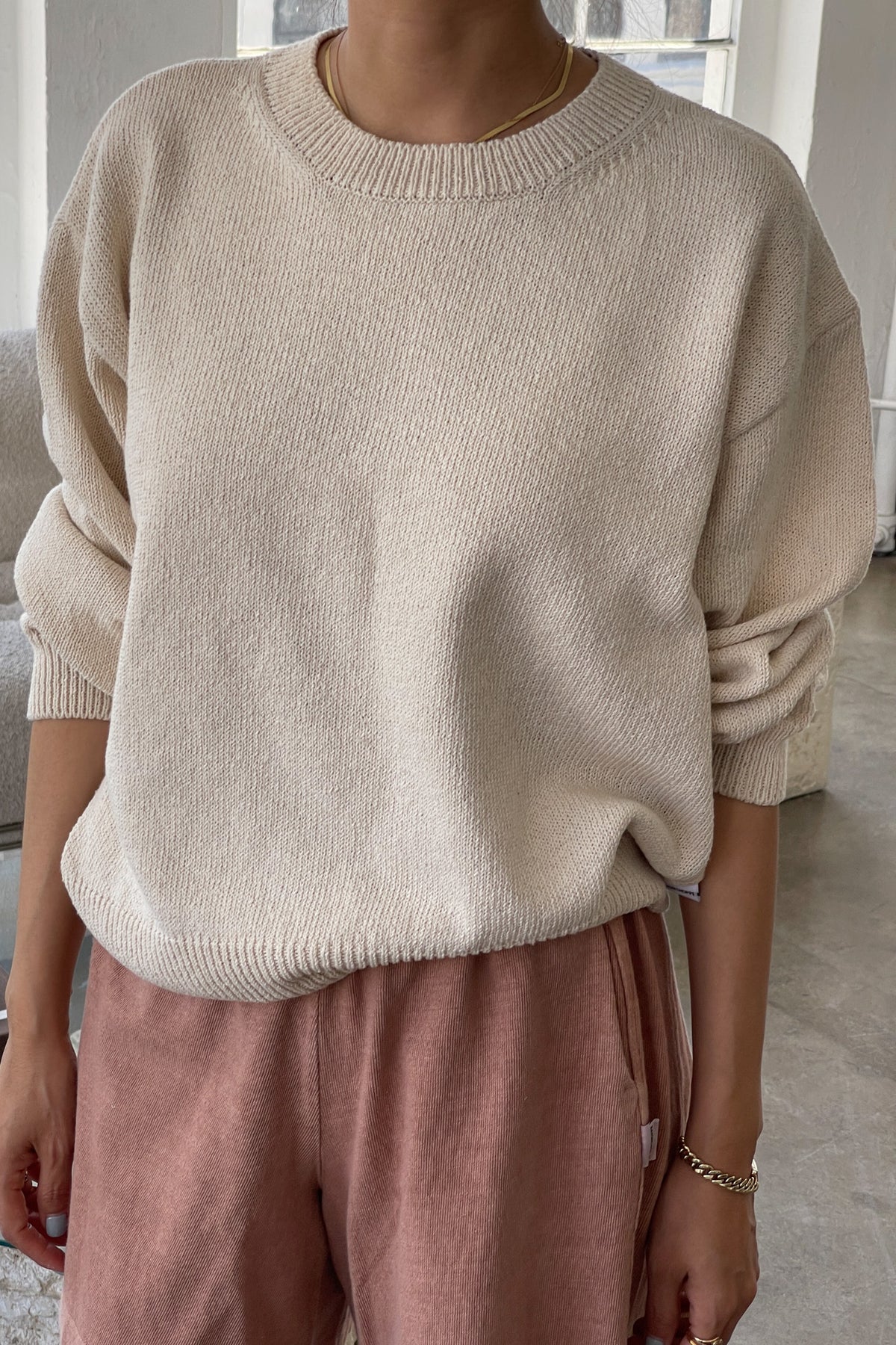 Le Bon Shoppe - Milo Cotton Sweater | Naturel