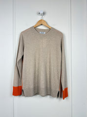 Pura Cashmere Tan Sweater (M)