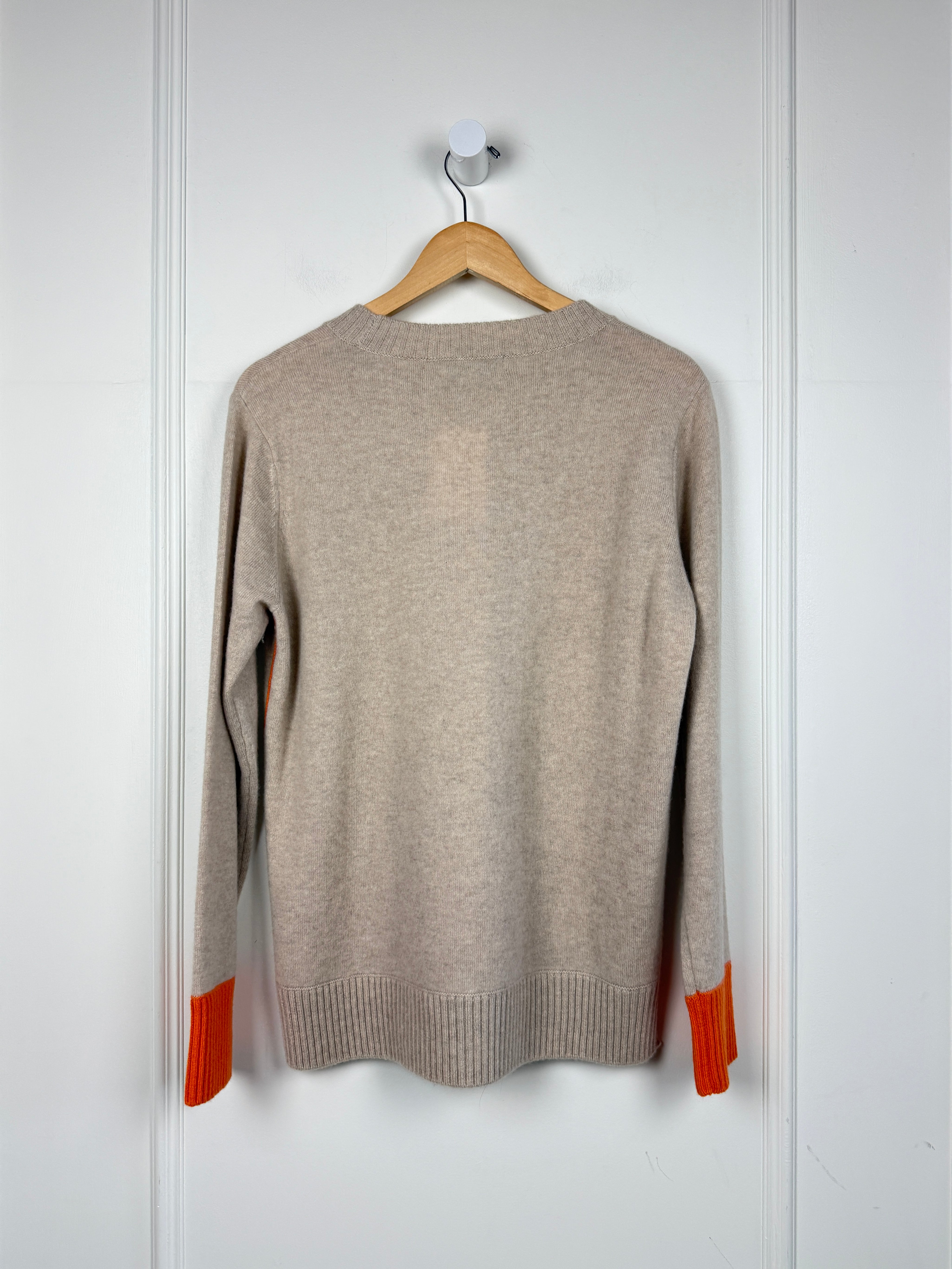 Pura Cashmere Tan Sweater (M)