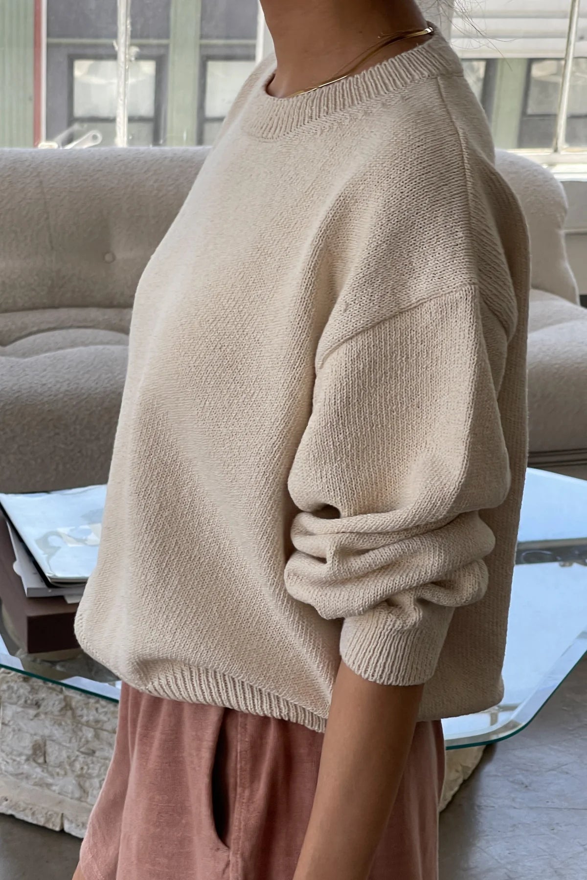 Le Bon Shoppe - Milo Cotton Sweater | Naturel