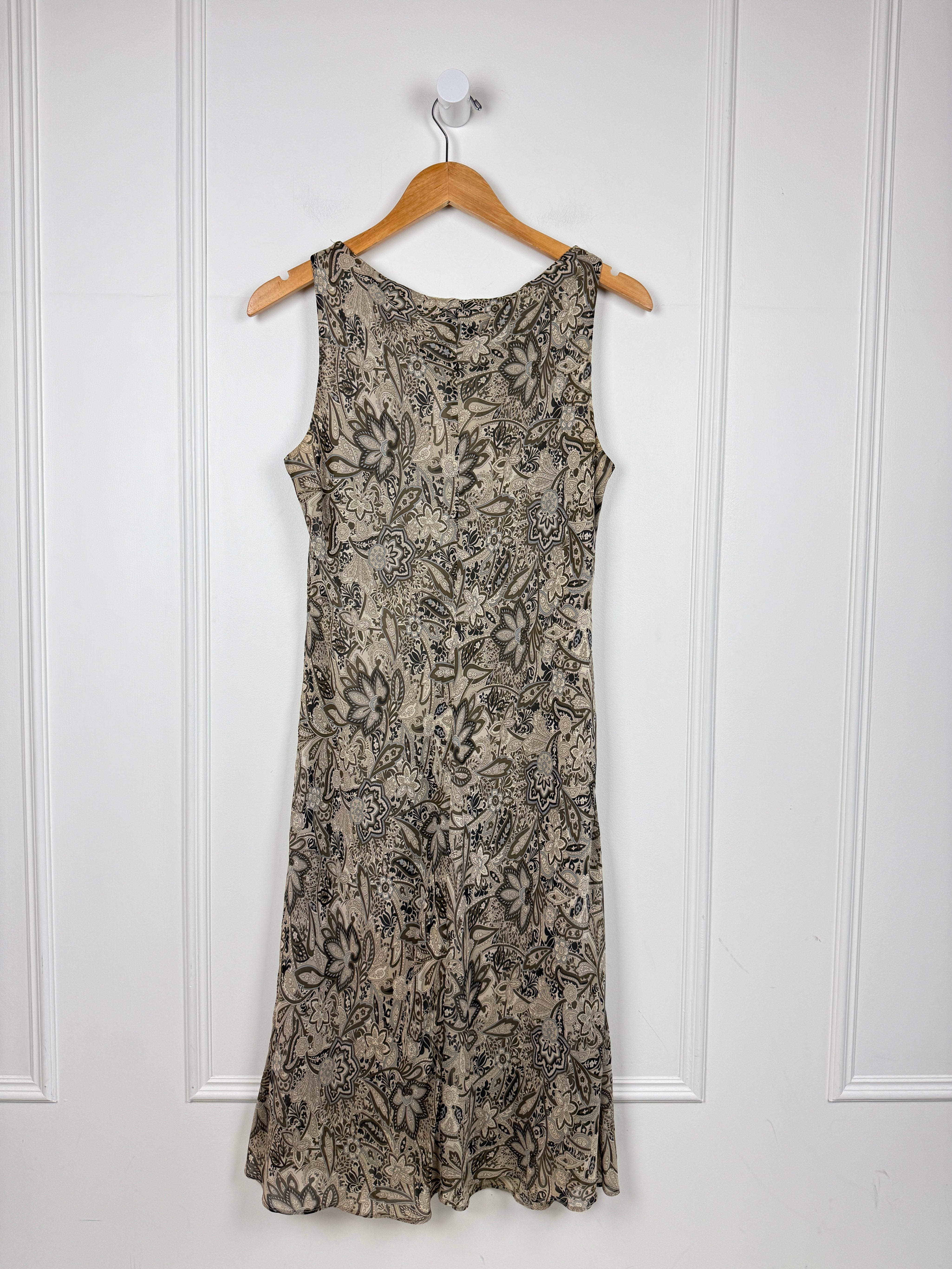 Oscar by Oscar De La Renta Vintage Silk Dress (10/L)