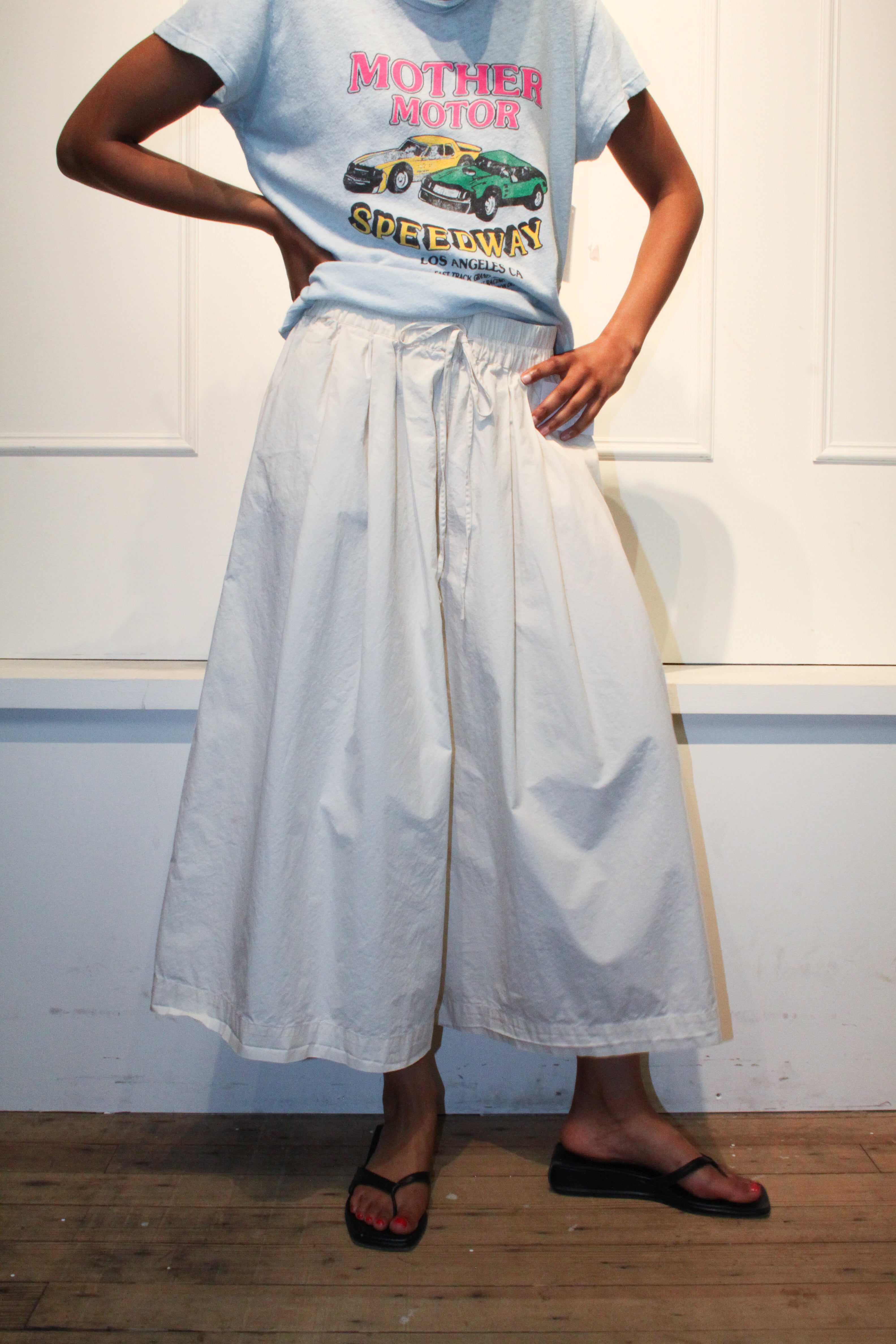 Psophia Cream Wide Leg Culotte (L/42)