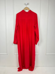 By Anthropologie Red Dress (XL)