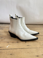 Helmut Lang White Boots (37)