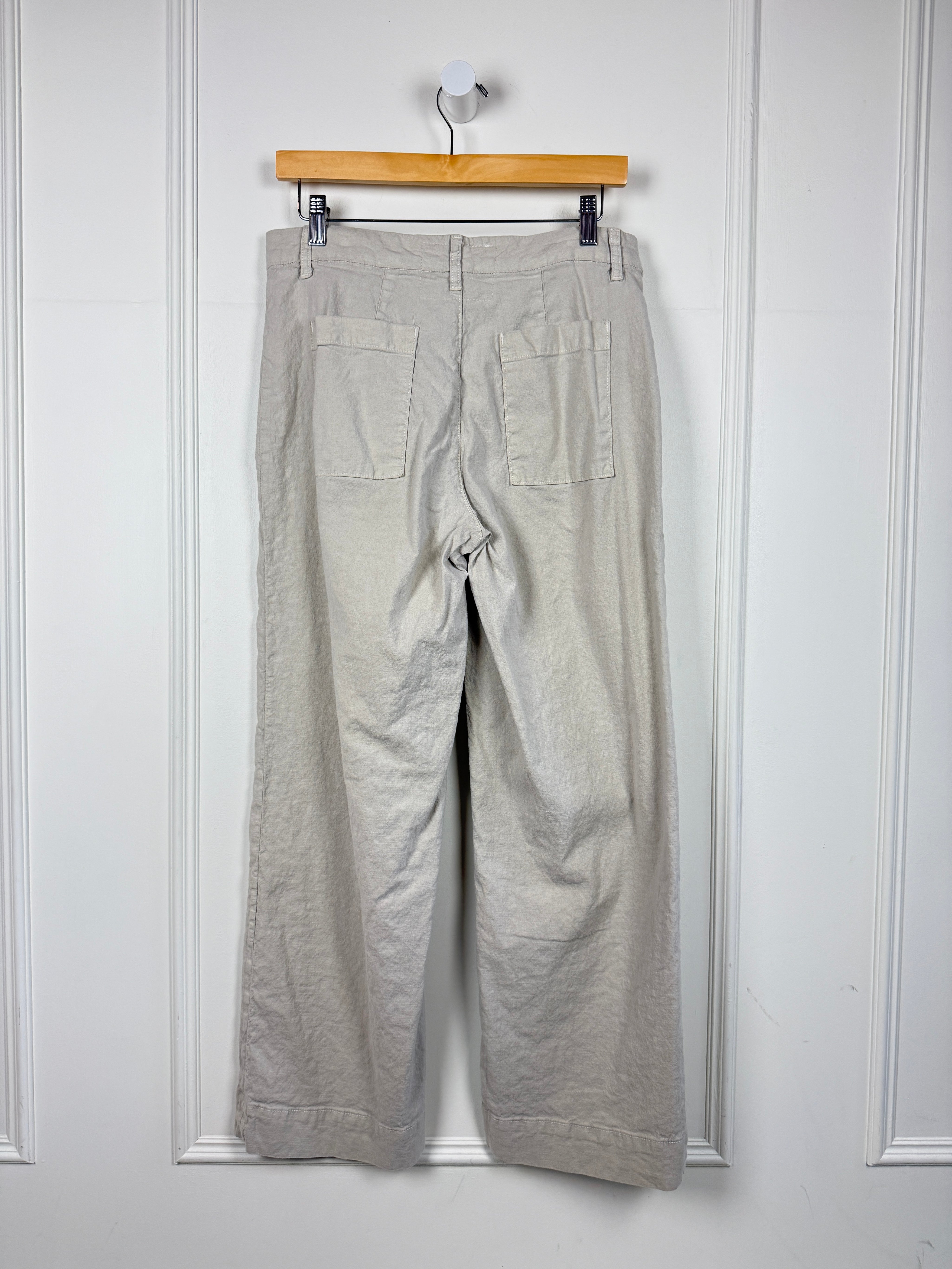Frank & Eileen Khaki Cotton/Flax Pants (6/28)
