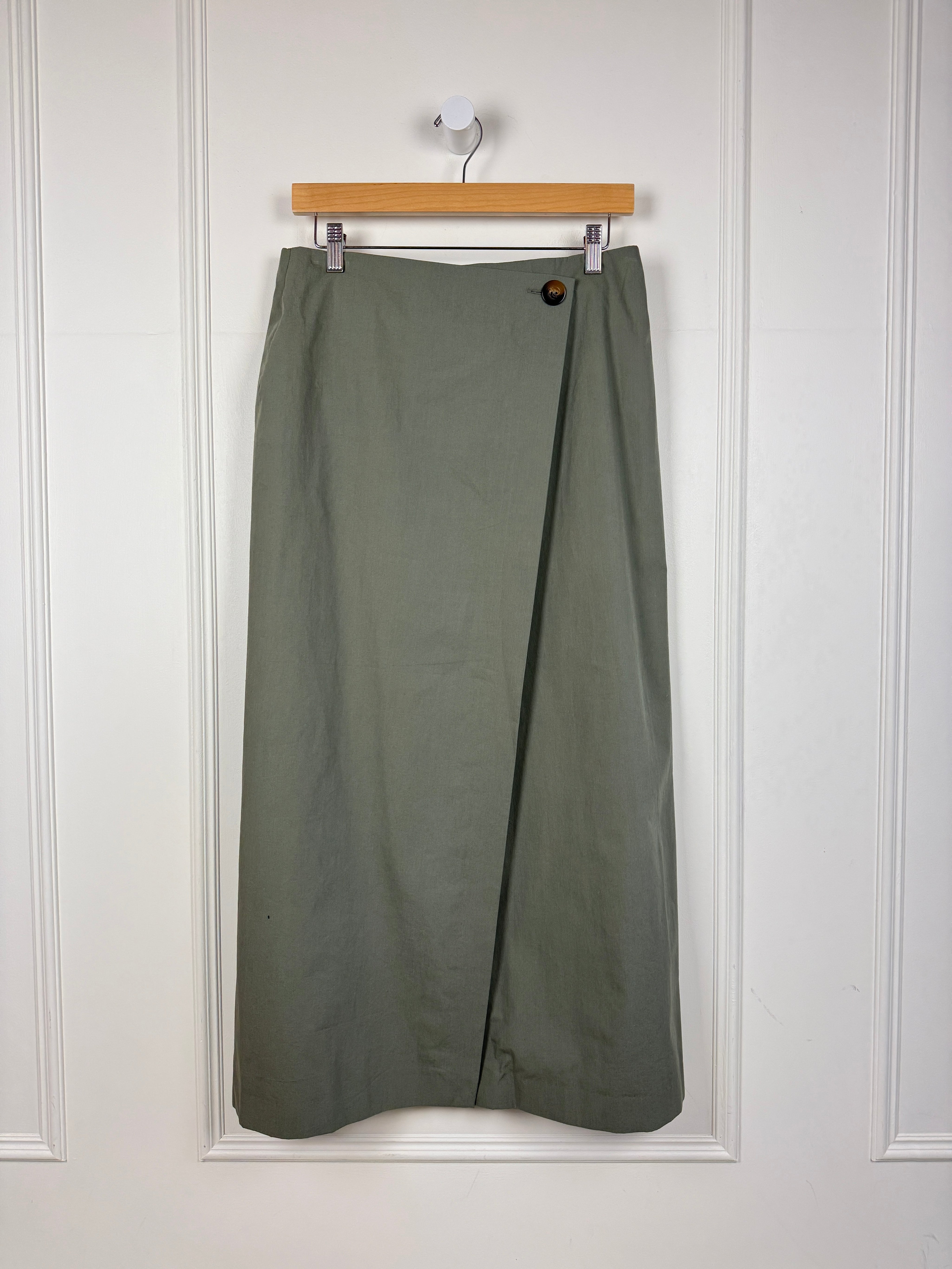 Abercrombie & Fitch Green Wrap Skirt (M)