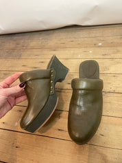 Misha & Puff Green Clog (39)