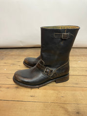 Frye Black Engineer Boots (7.5)