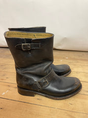 Frye Black Engineer Boots (7.5)