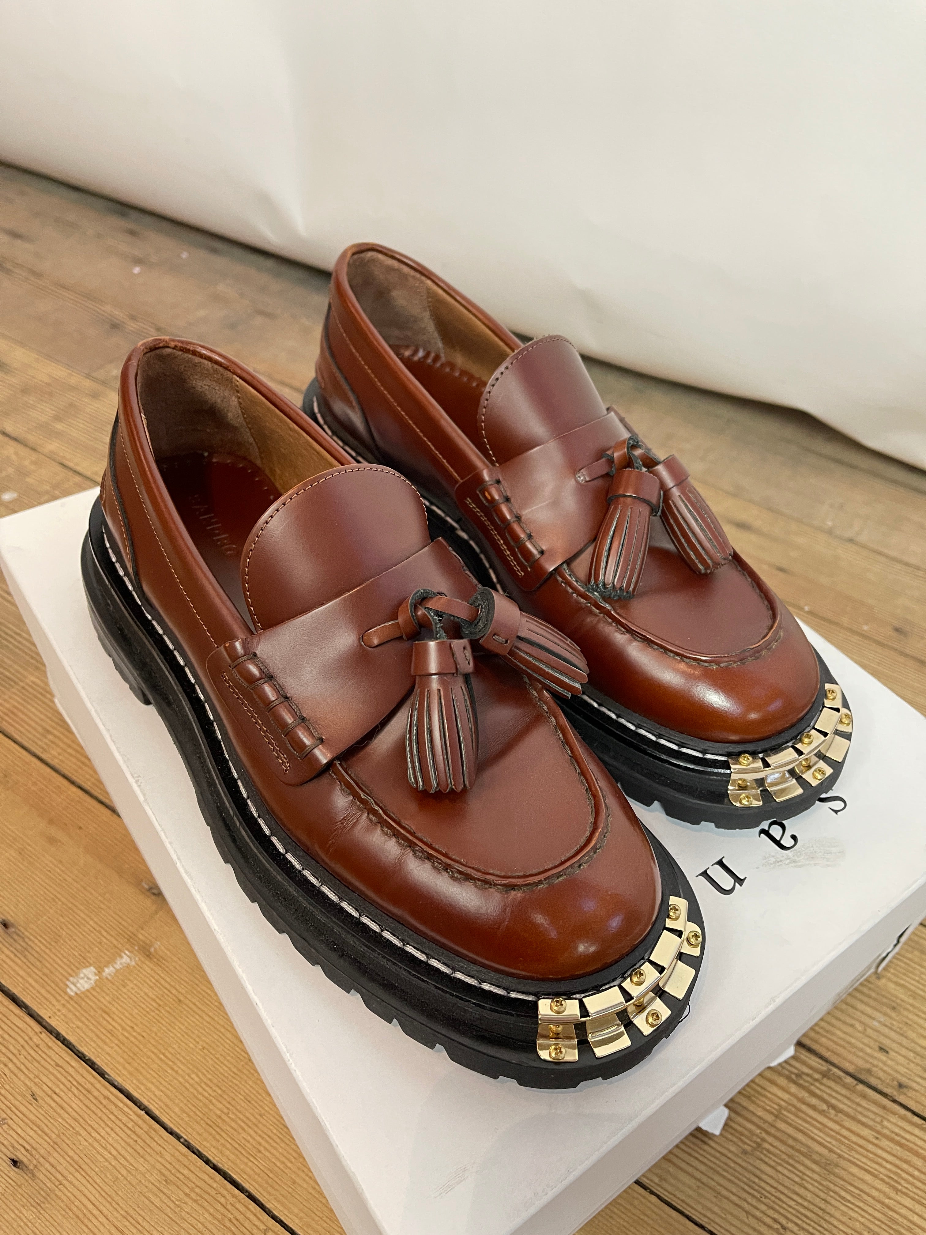 Sandro Marron Loafer (38)