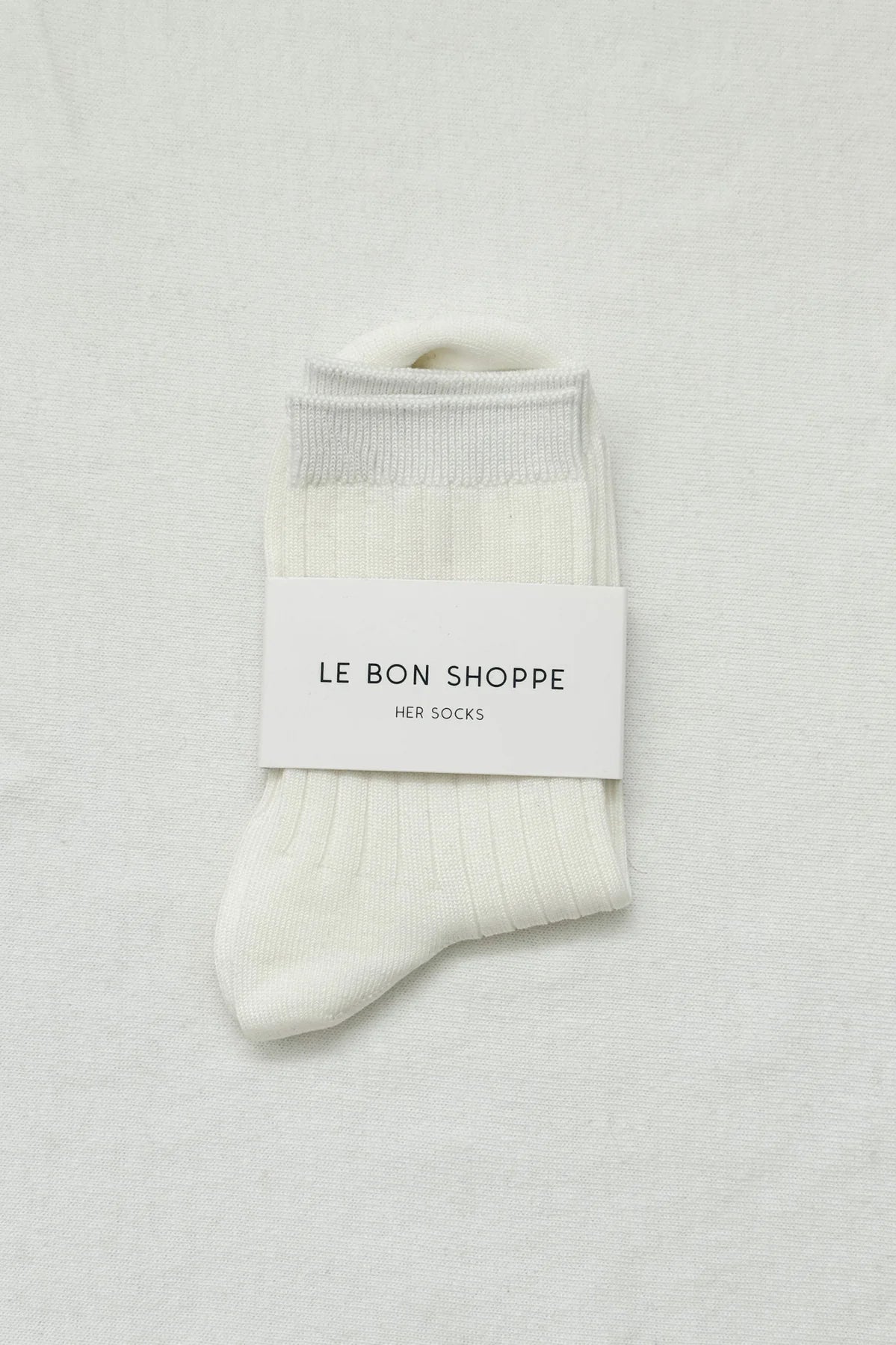 Le Bon Shoppe - Her Sock | Classic White