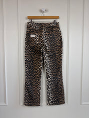 Ganni Betzy Cropped Cheetah Pants (4/27)