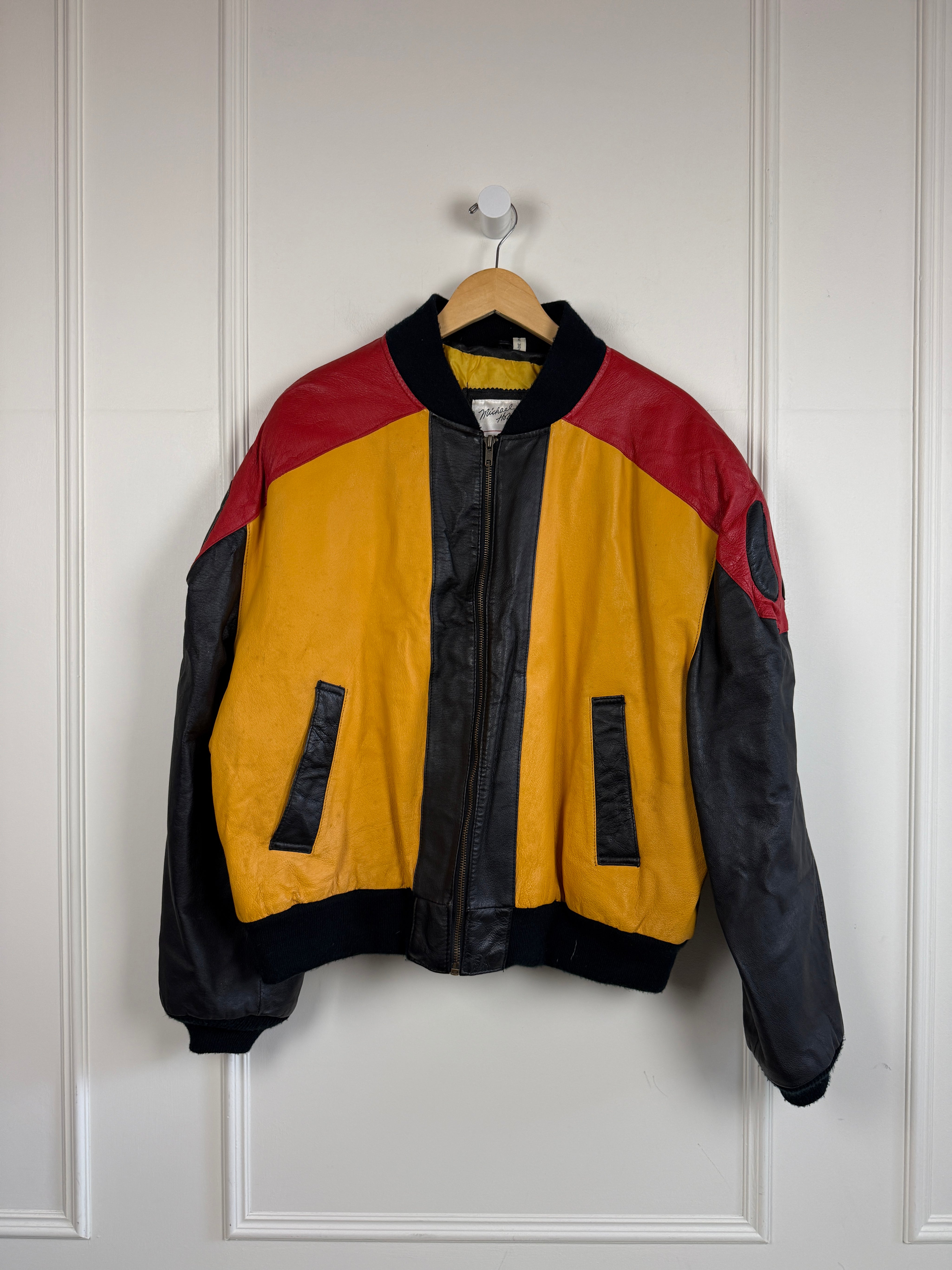 Vintage Michael Hobo Leather Jacket (L/XL)