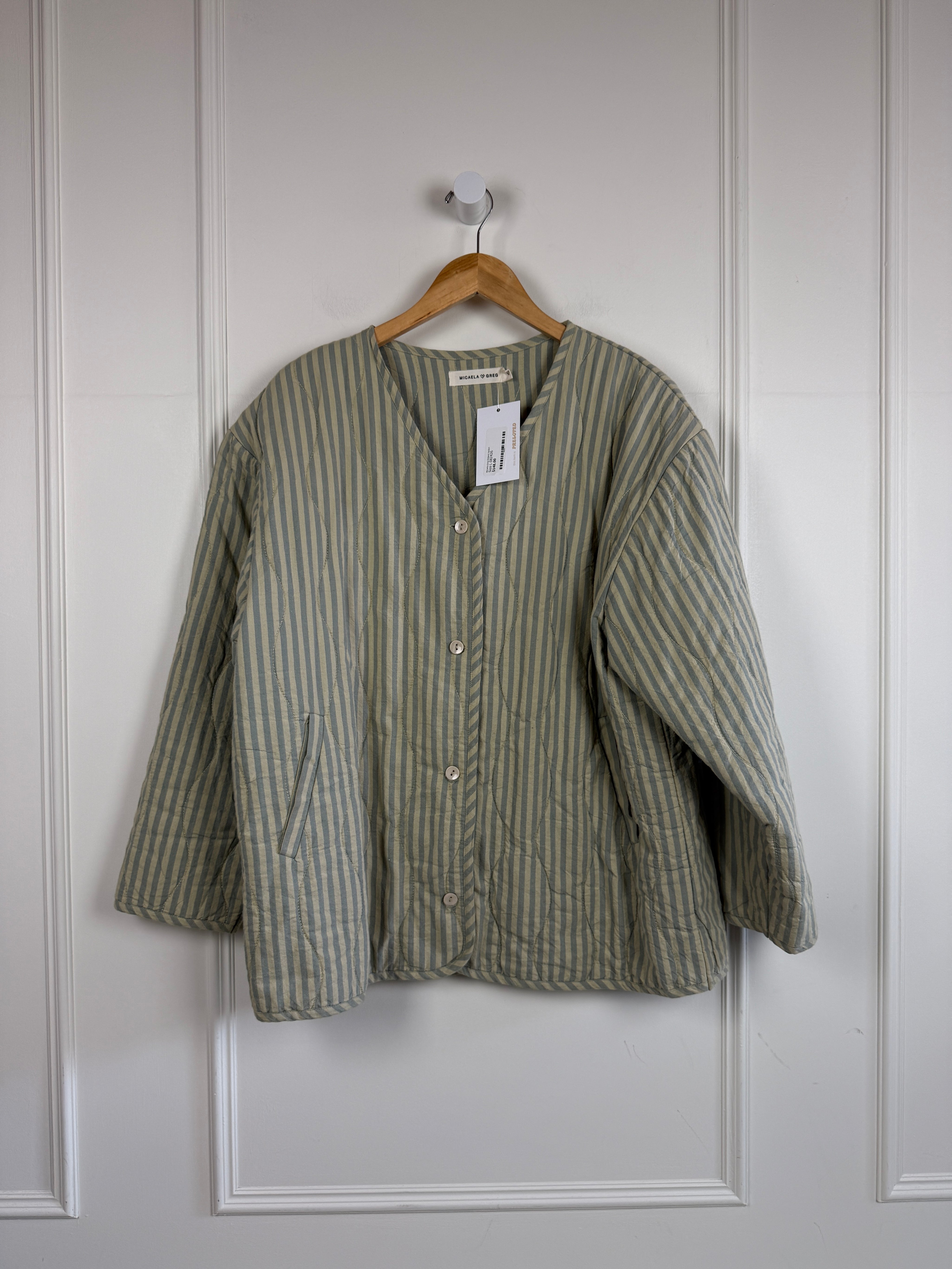 Micaela Greg Striped Jacket (L)