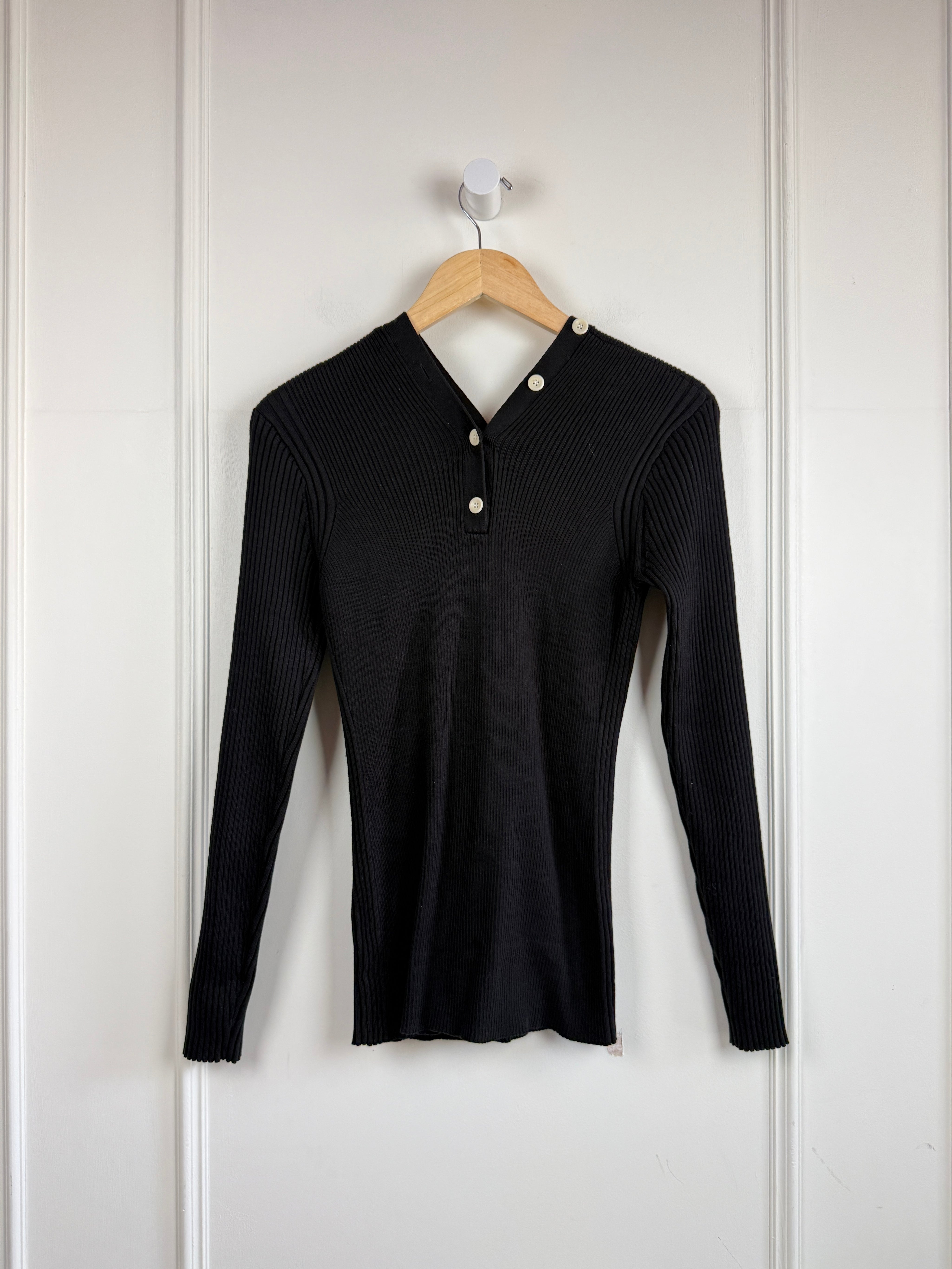 Proenza Schouler White Label Cotton Cashmere Cutout Cardigan (L)