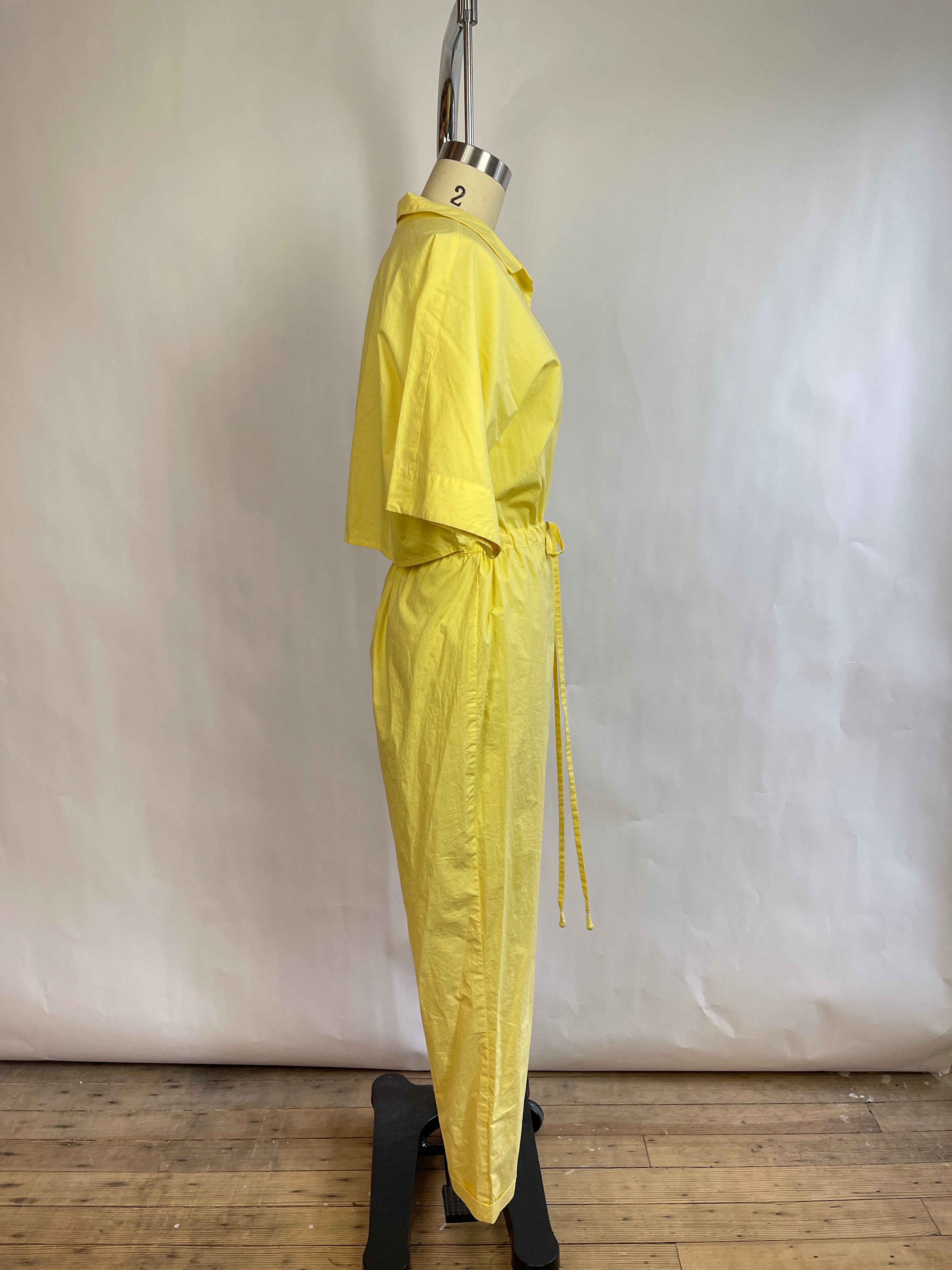 Apiece Apart Yellow Cut-Out Jumpsuit (L)
