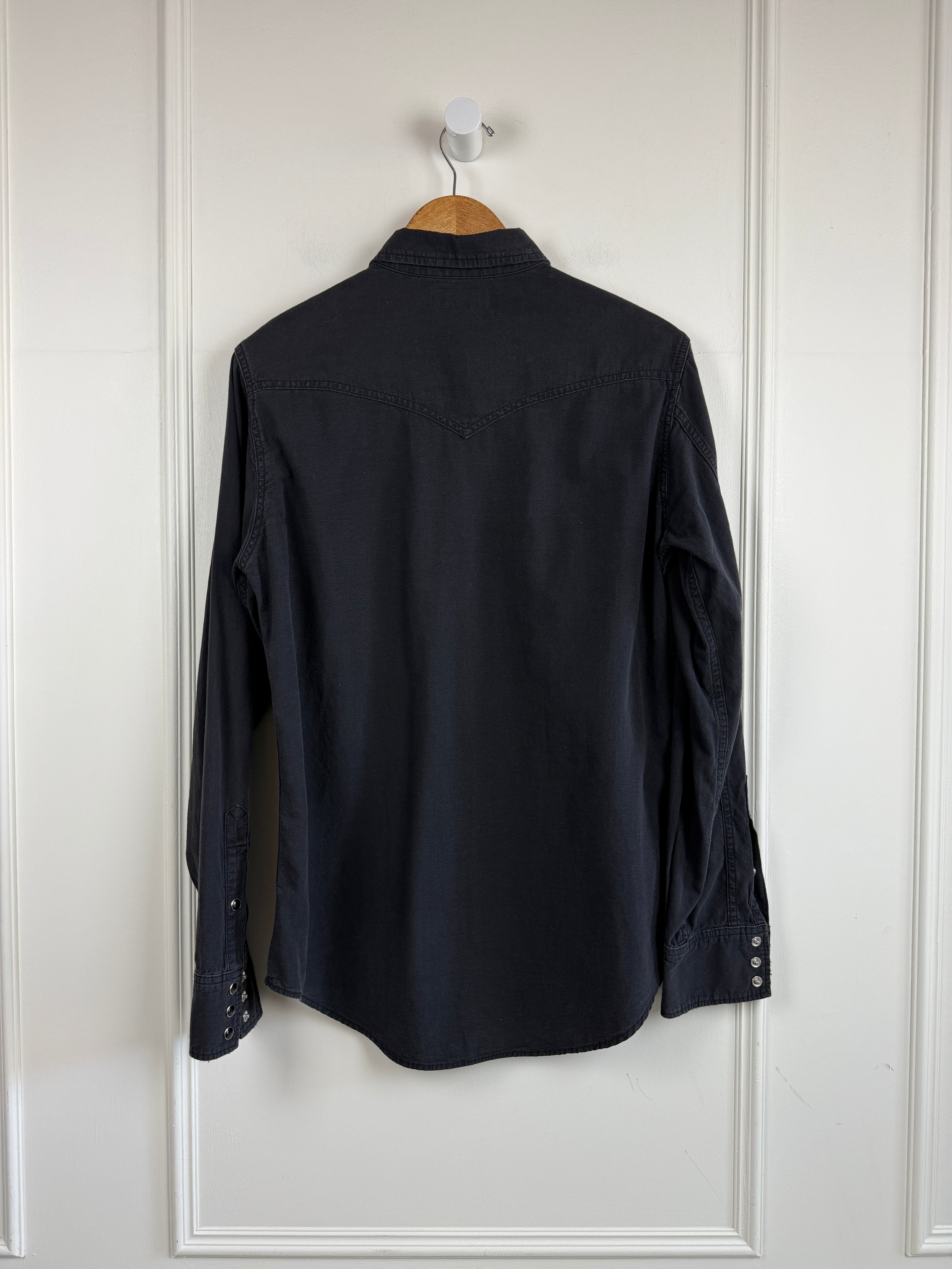 Saint Laurent Black Western Button Down (L)
