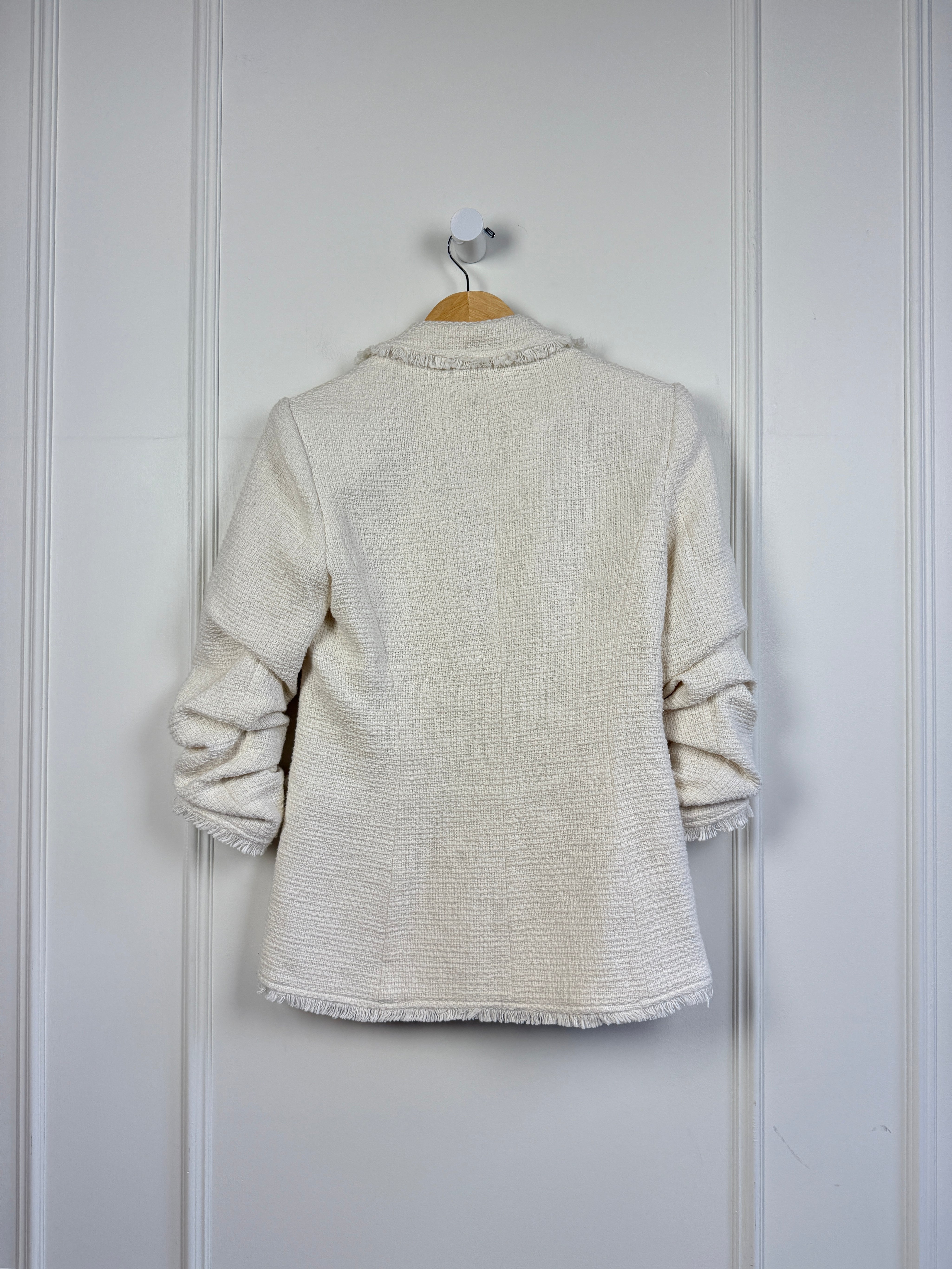 Cinq a Sept Khloe White Blazer (0/XS)