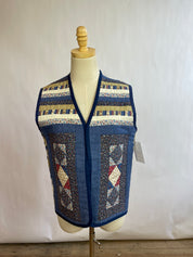 Vintage Quilted Vest (M/L)