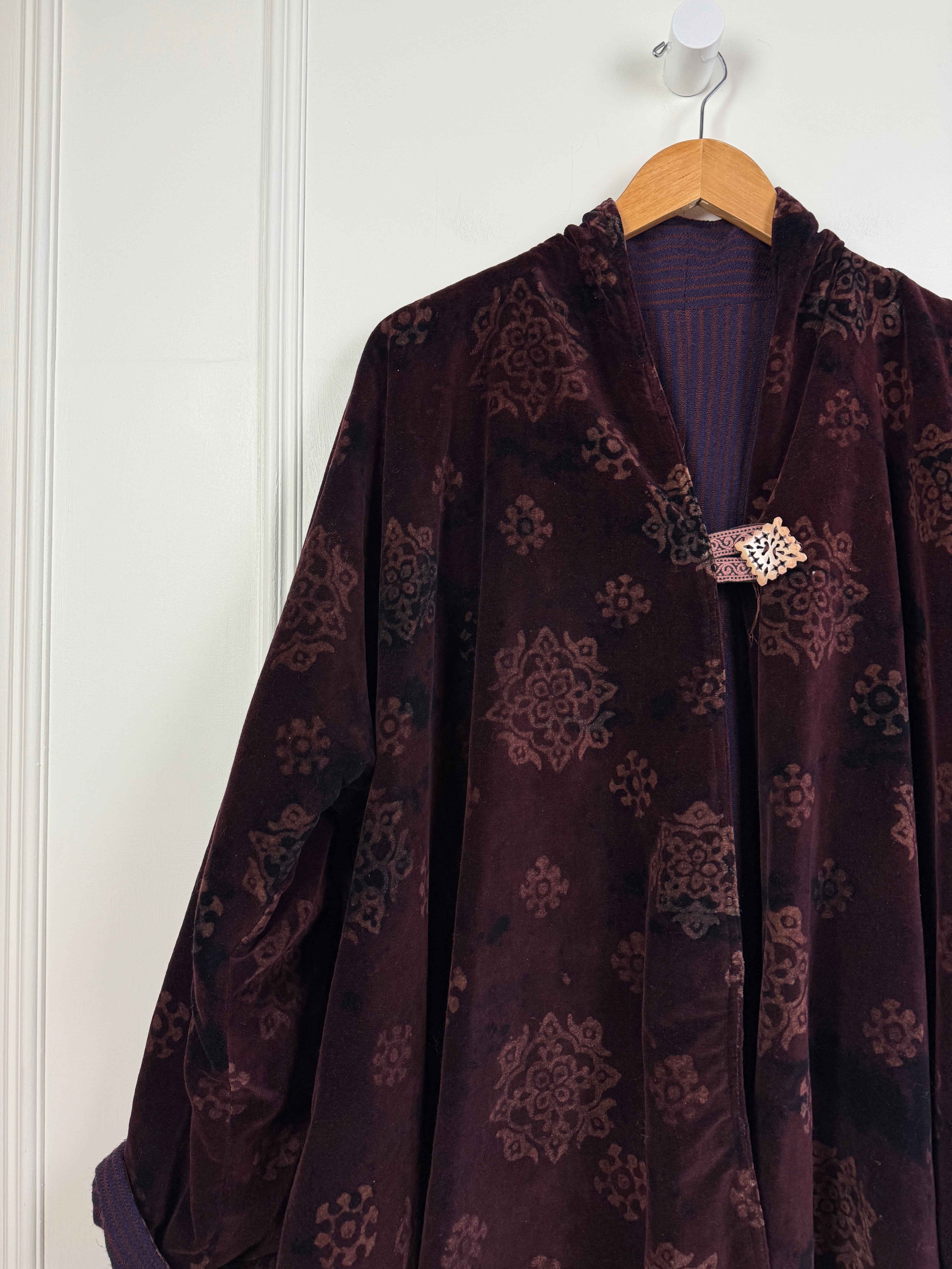 Reversible Purple Velvet Jacket (OS)