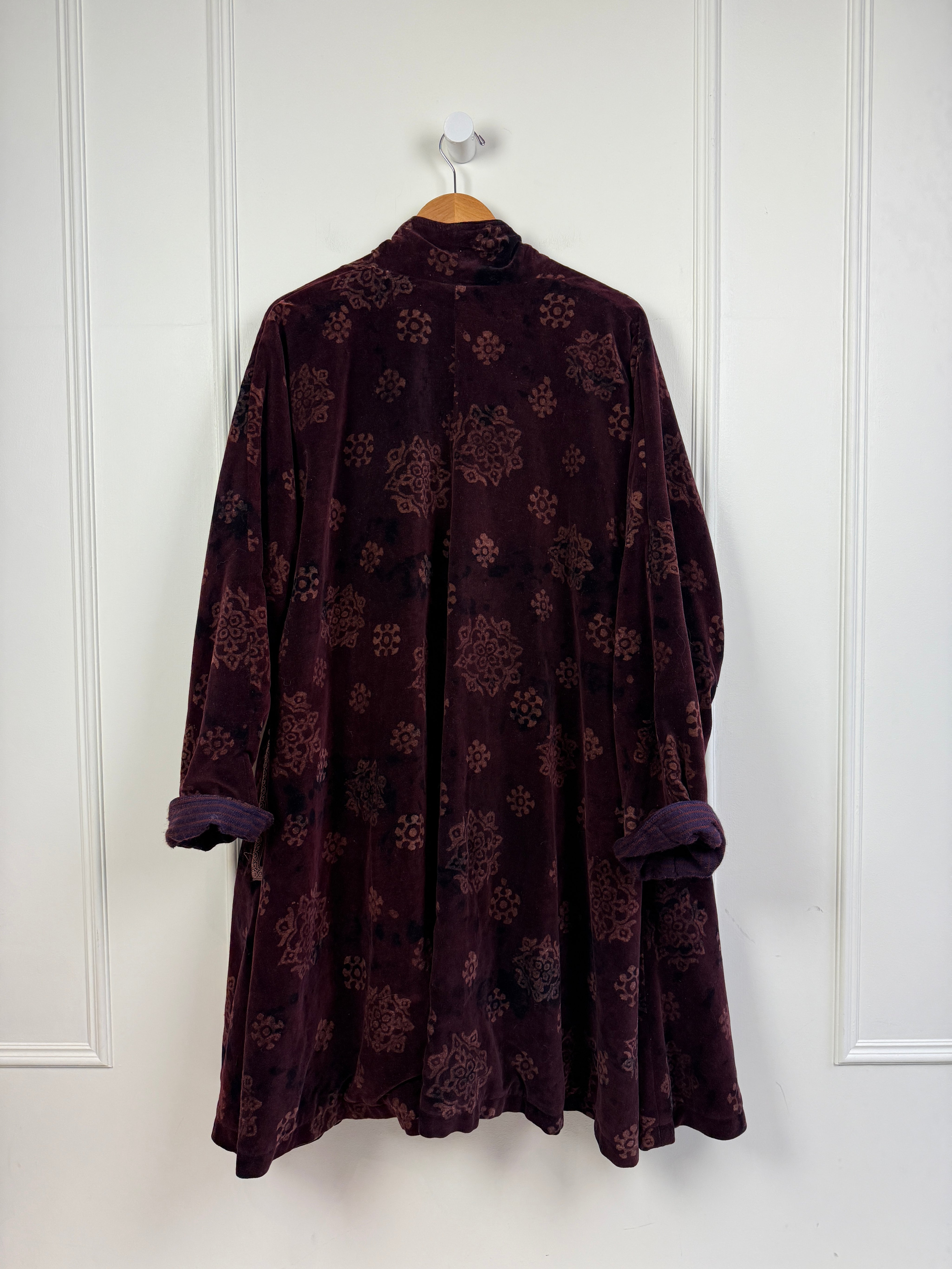 Reversible Purple Velvet Jacket (OS)
