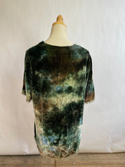 Raquel Allegra Green Velvet Tee (L/XL)