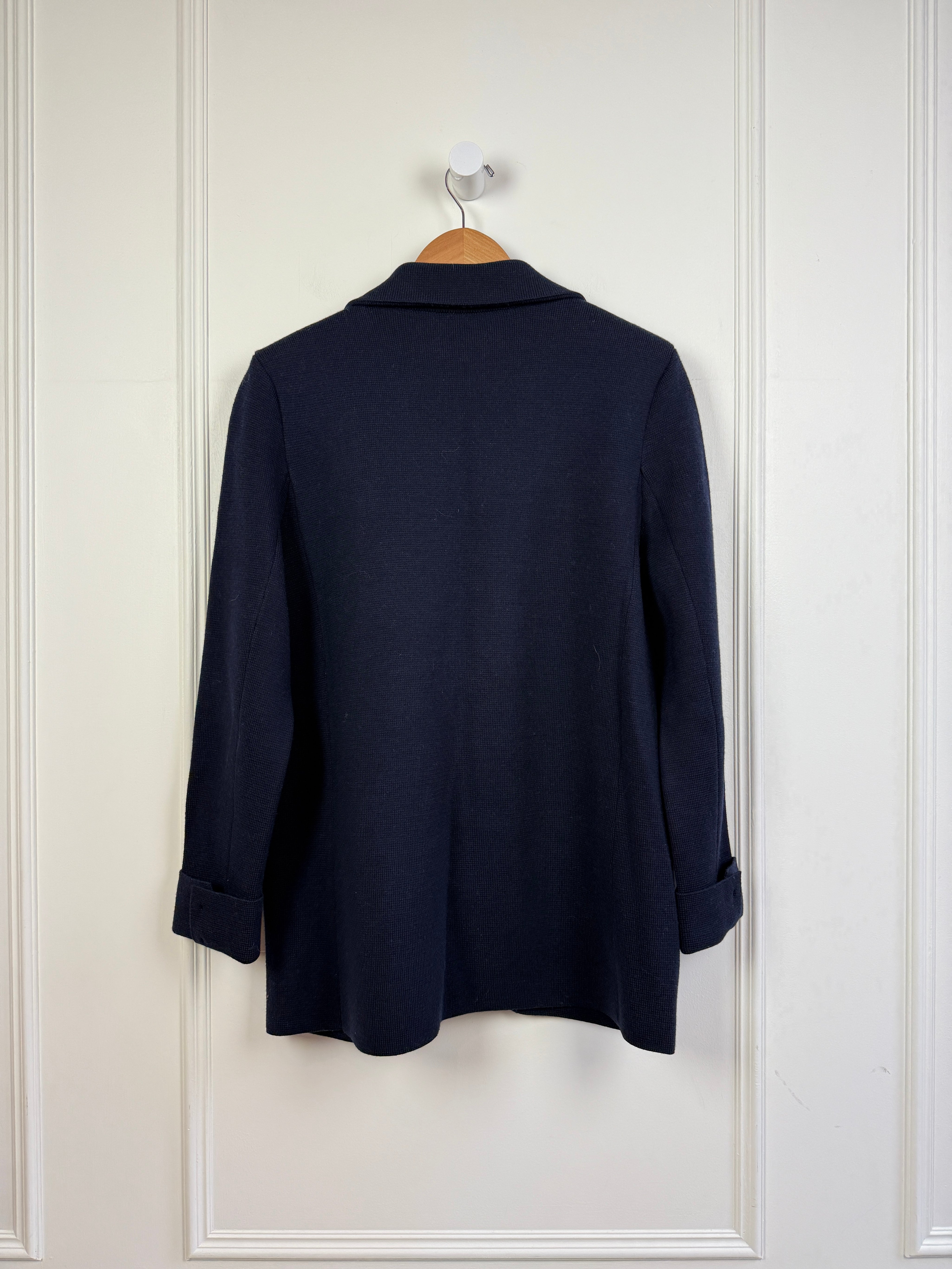 TWP Navy Knit Jacket (M/L)