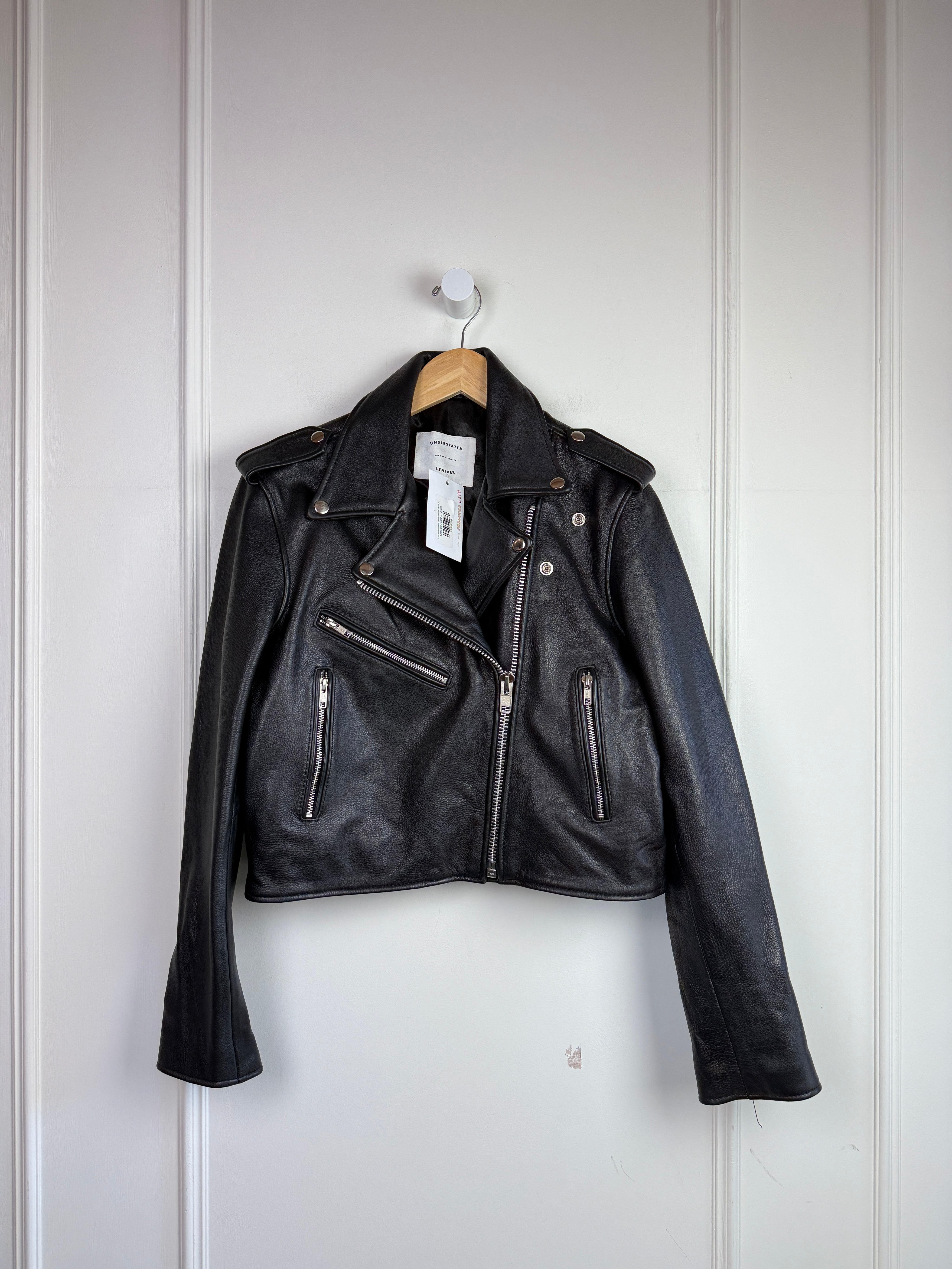 Understated Leather Classic Leather Jacket (L)