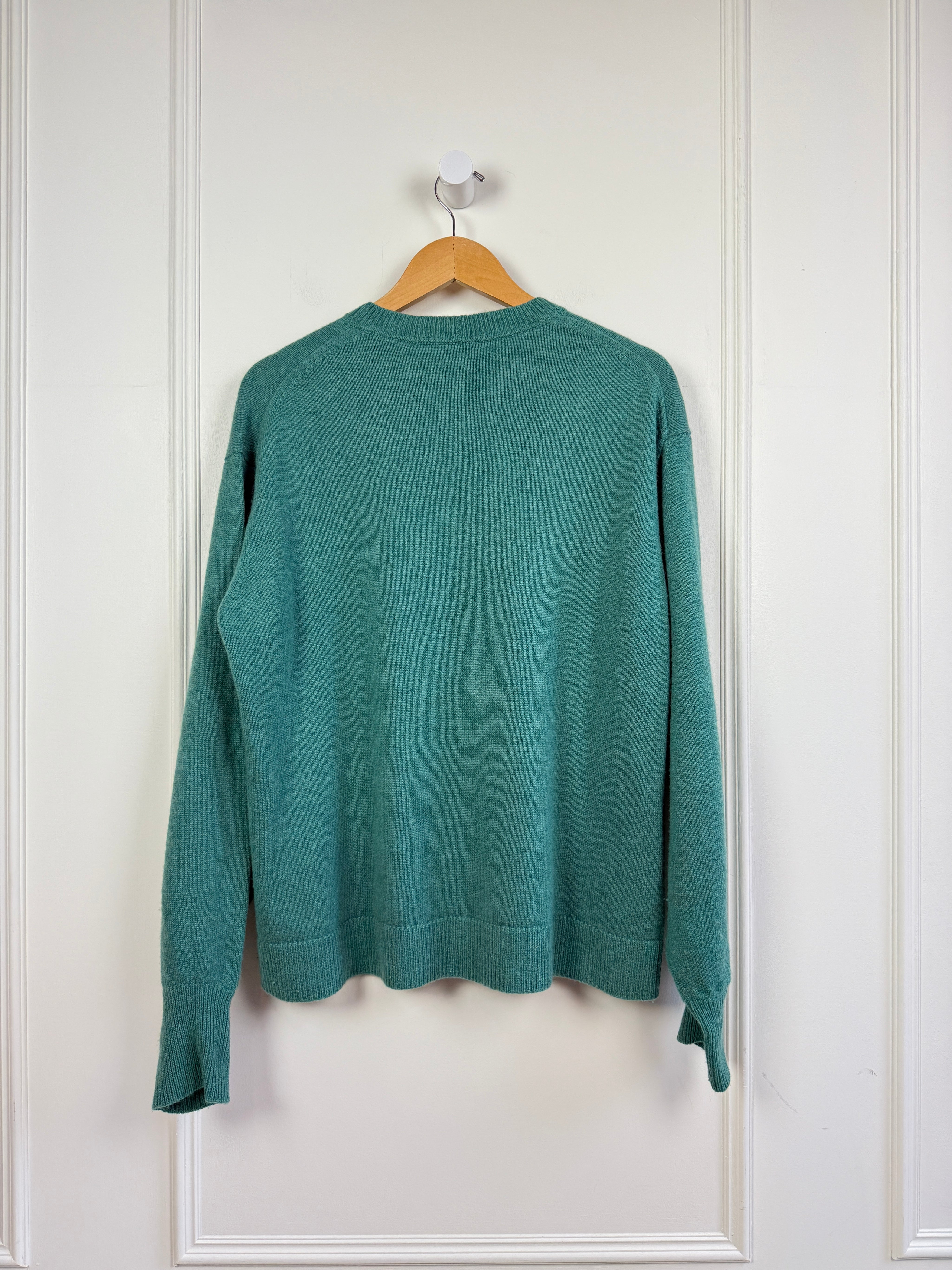Lafeyette 148 Teal Cashmere Sweater (L)