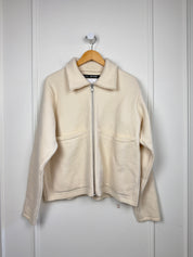 Kassl Editions White Boiled Wool Coat (S)