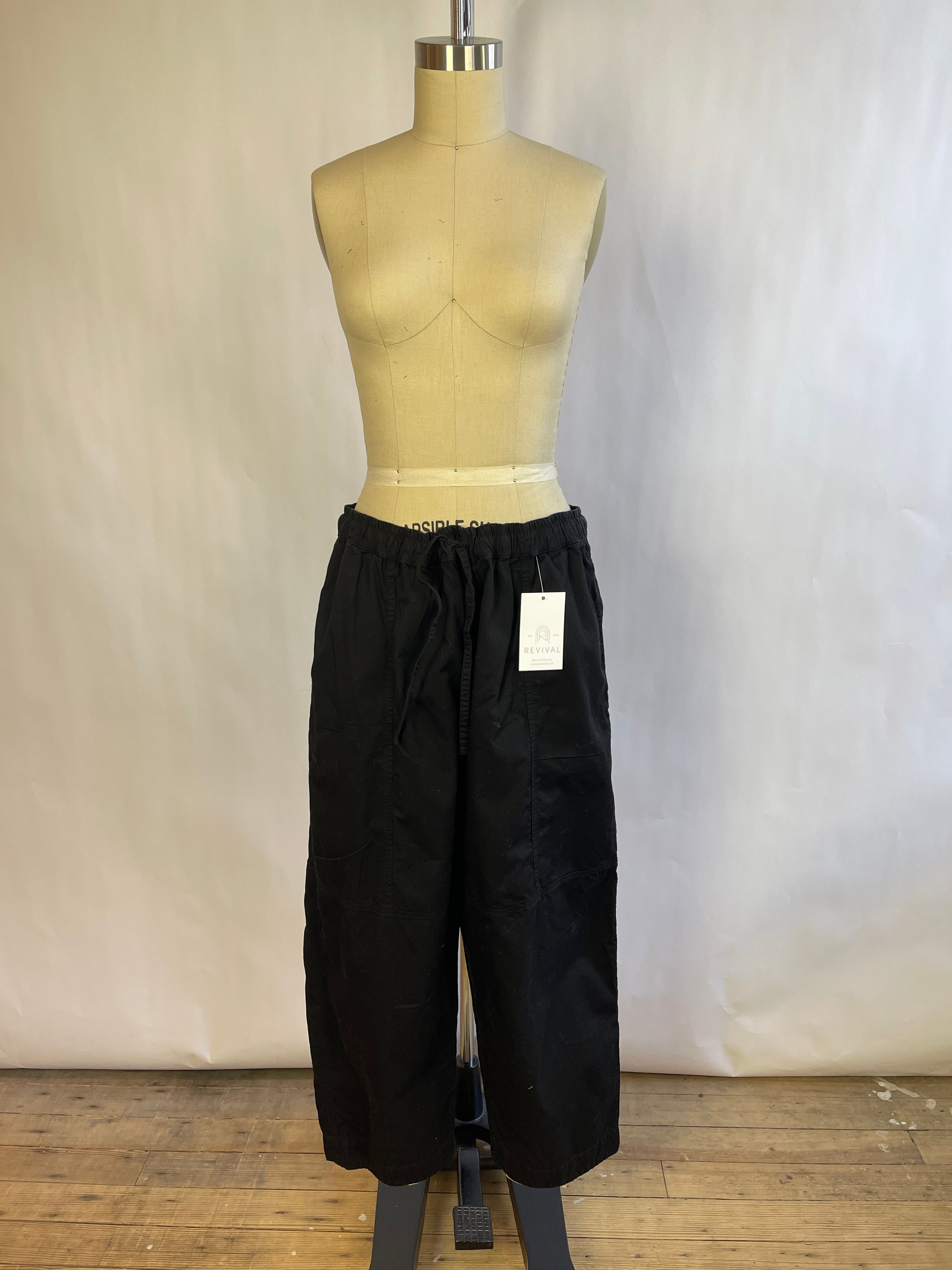 KowTow Black Cotton Pants (L)