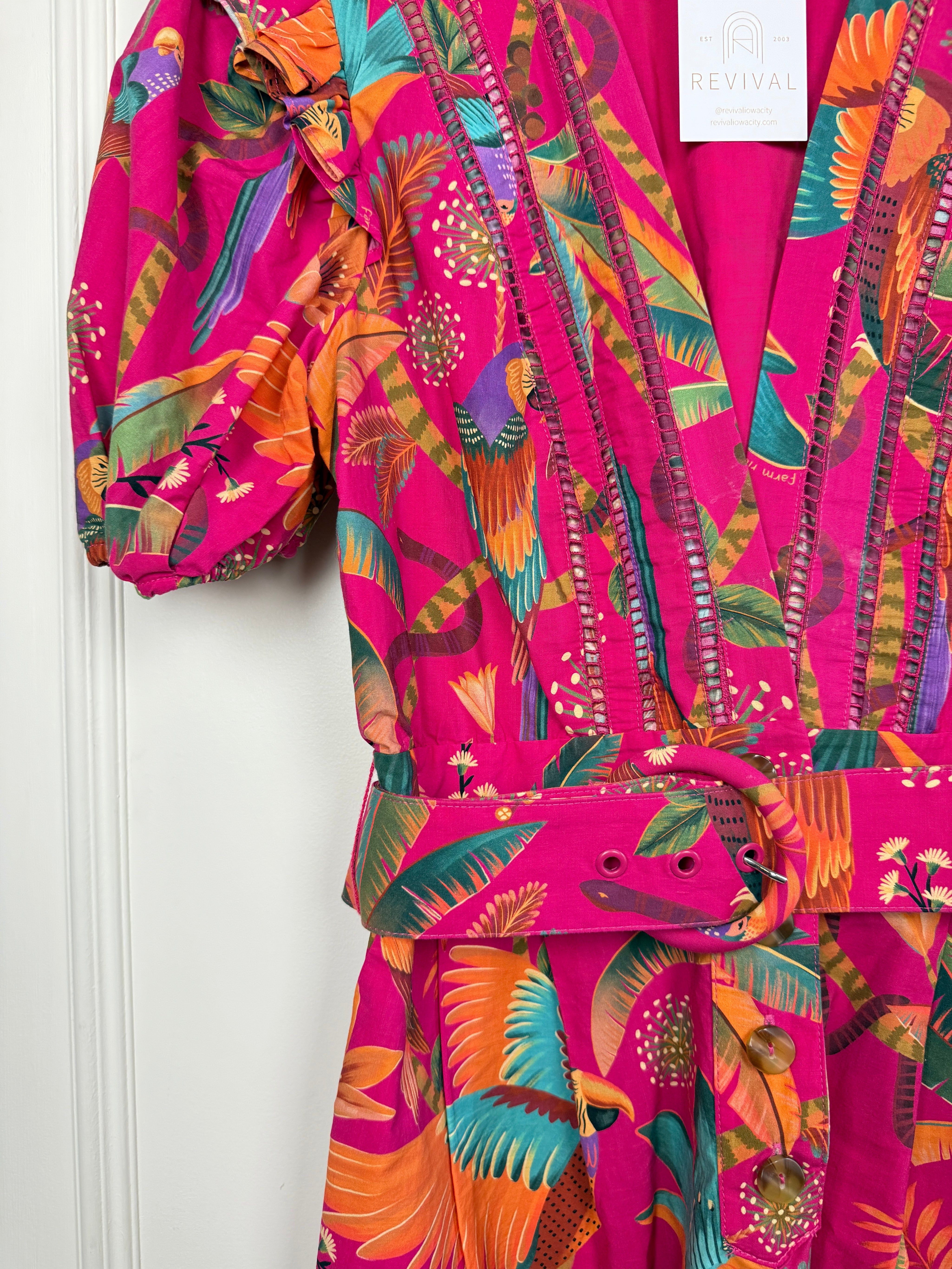 Farm Rio Pink Romper (S)