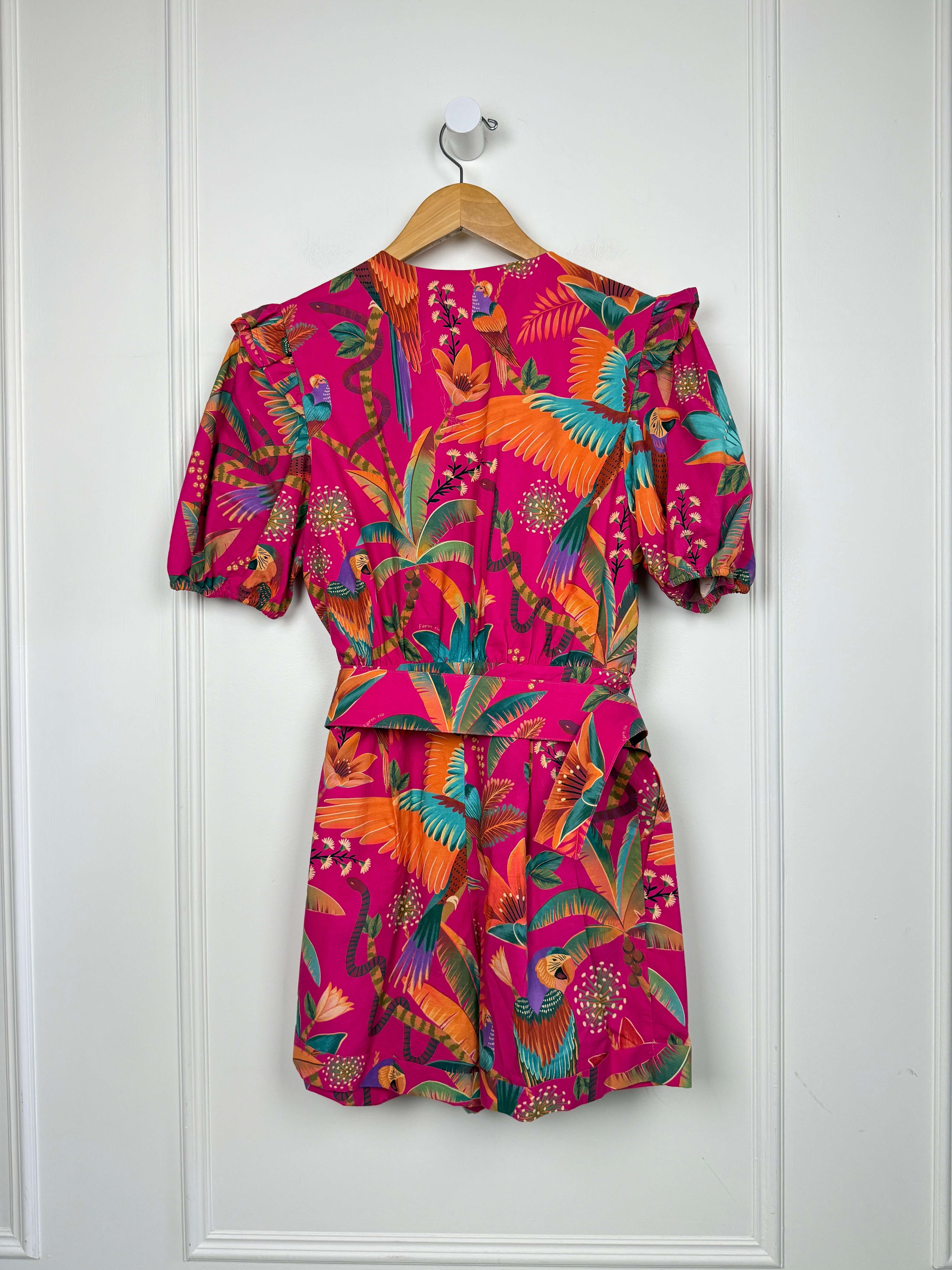 Farm Rio Pink Romper (S)