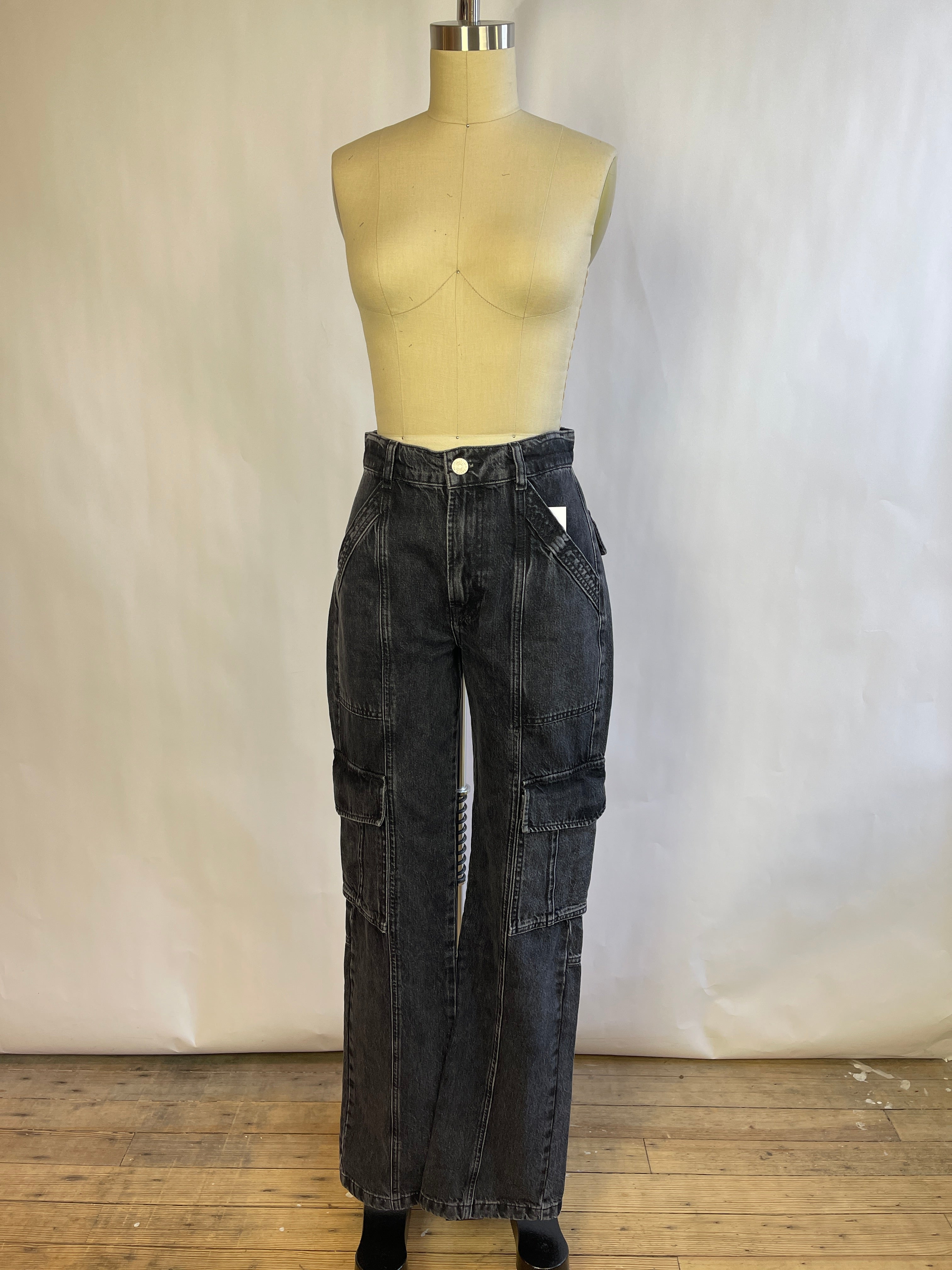 Frame Grey Cargo Pants (25/0)